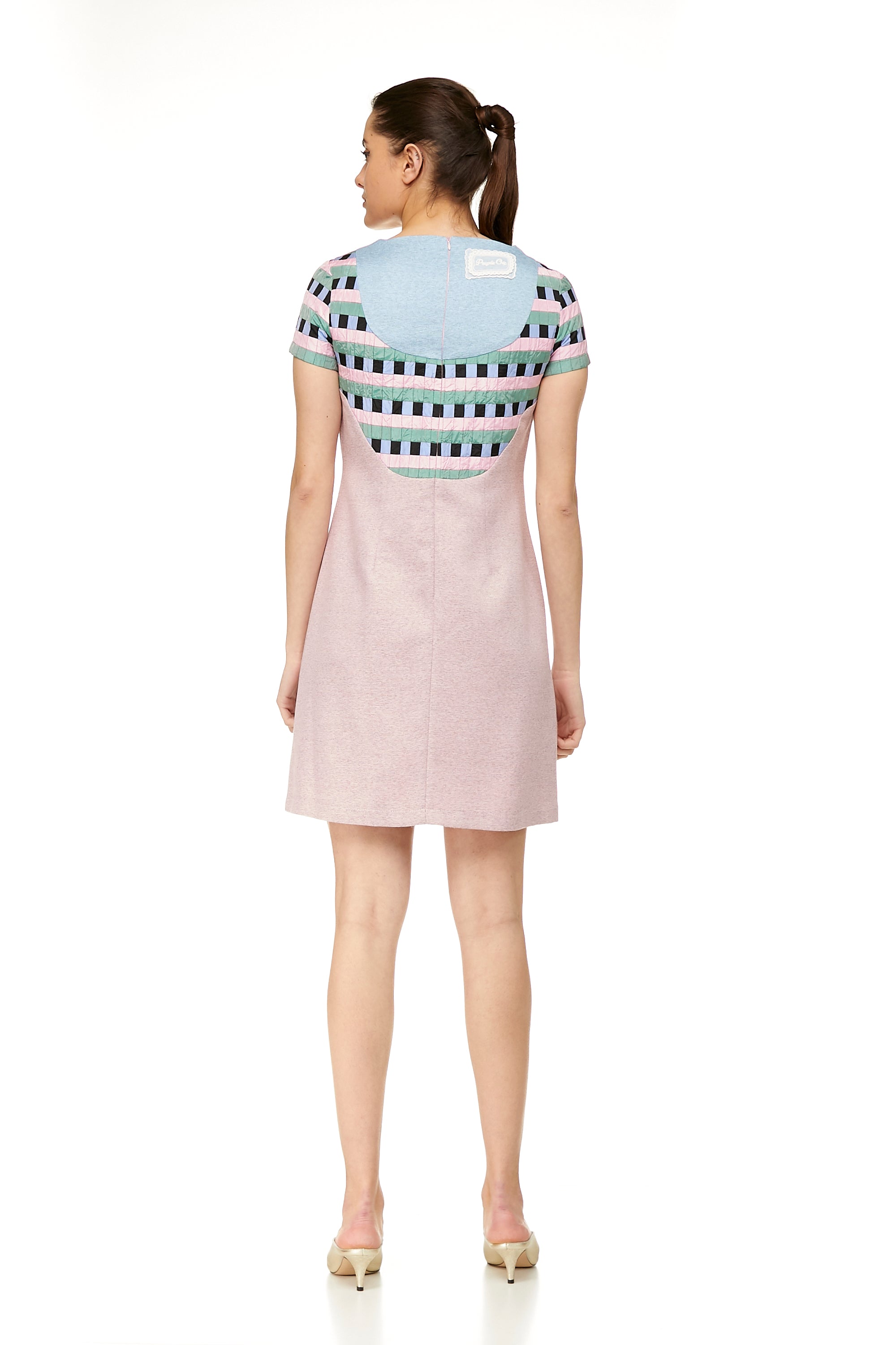 VESTIDO DAMERO ELEGANT Multicolor
