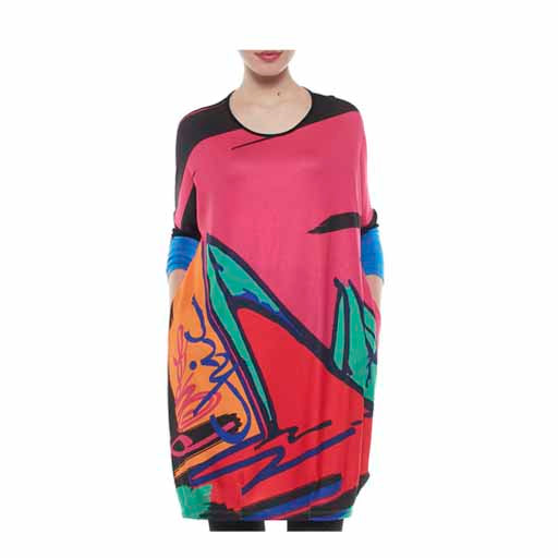 VESTIDO RUNA PRINT Multicolor