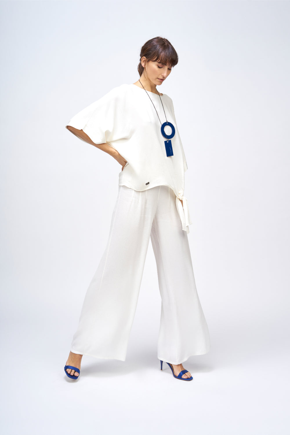 PANTALON PLIEGUES Crudo