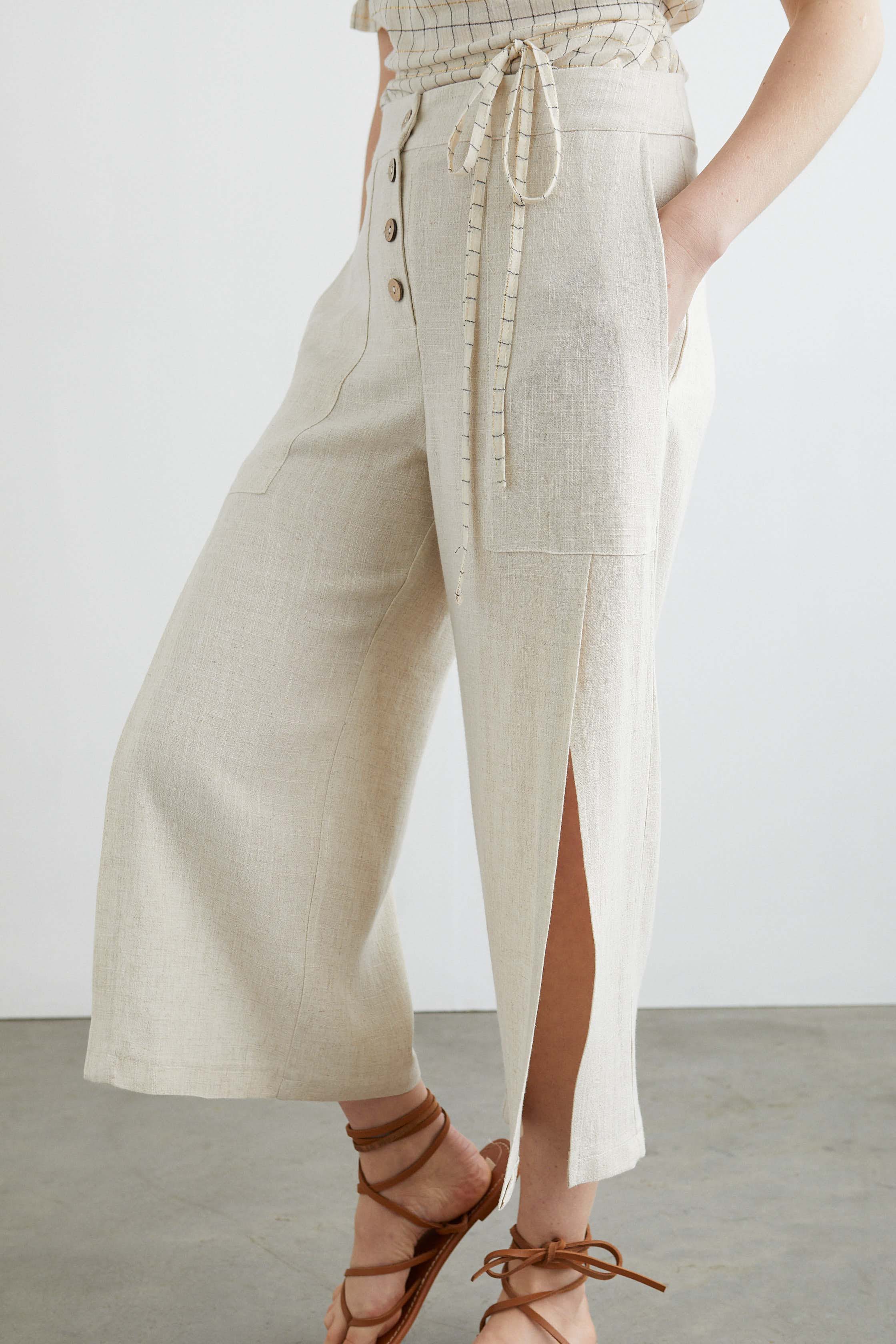 PANTALON LEKE RUSTIC Crudo