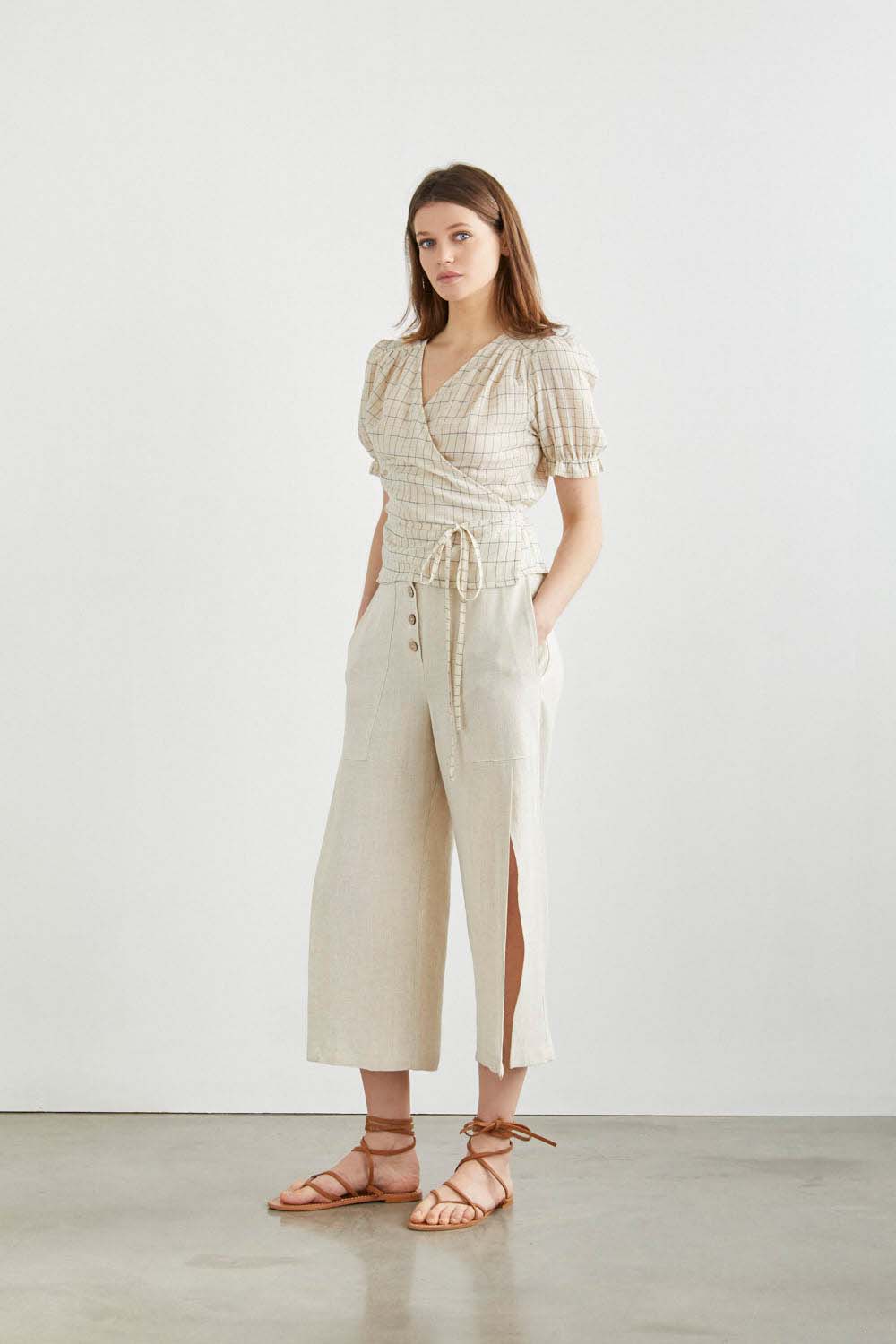 PANTALON LEKE RUSTIC Crudo