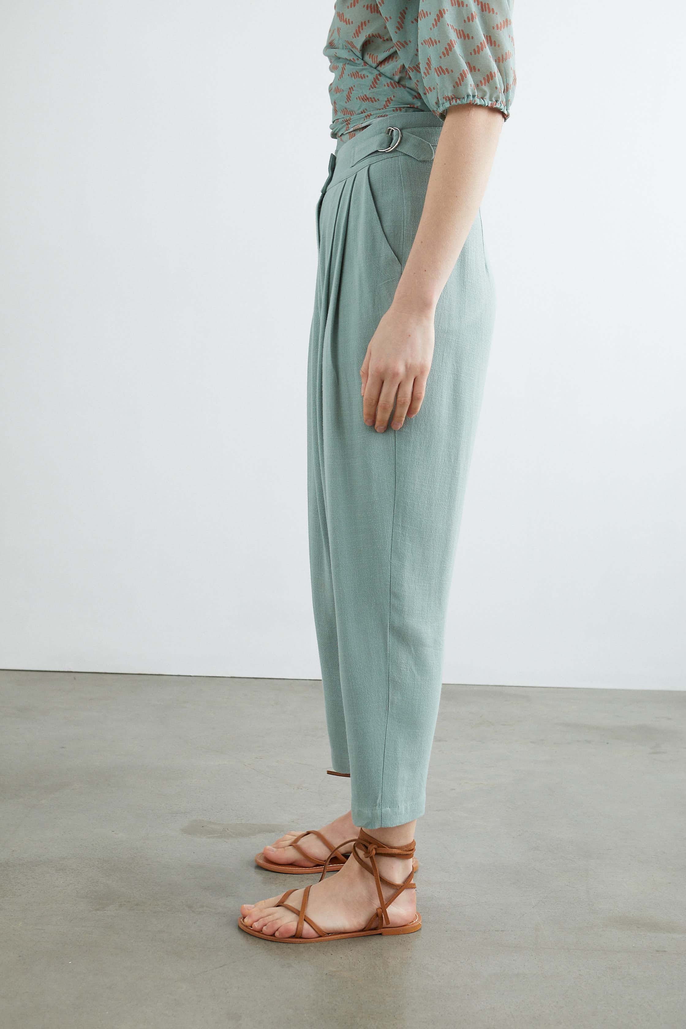 PANTALON IRENE RUSTIC Aguamar