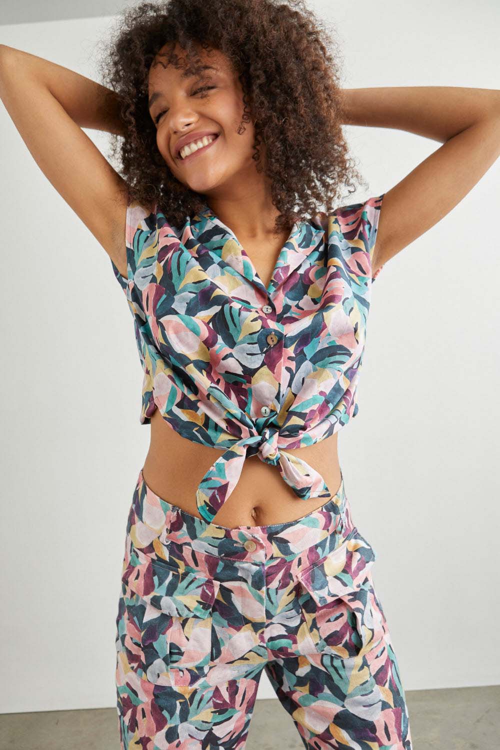 PANTALON IRATI TEILA Multicolor