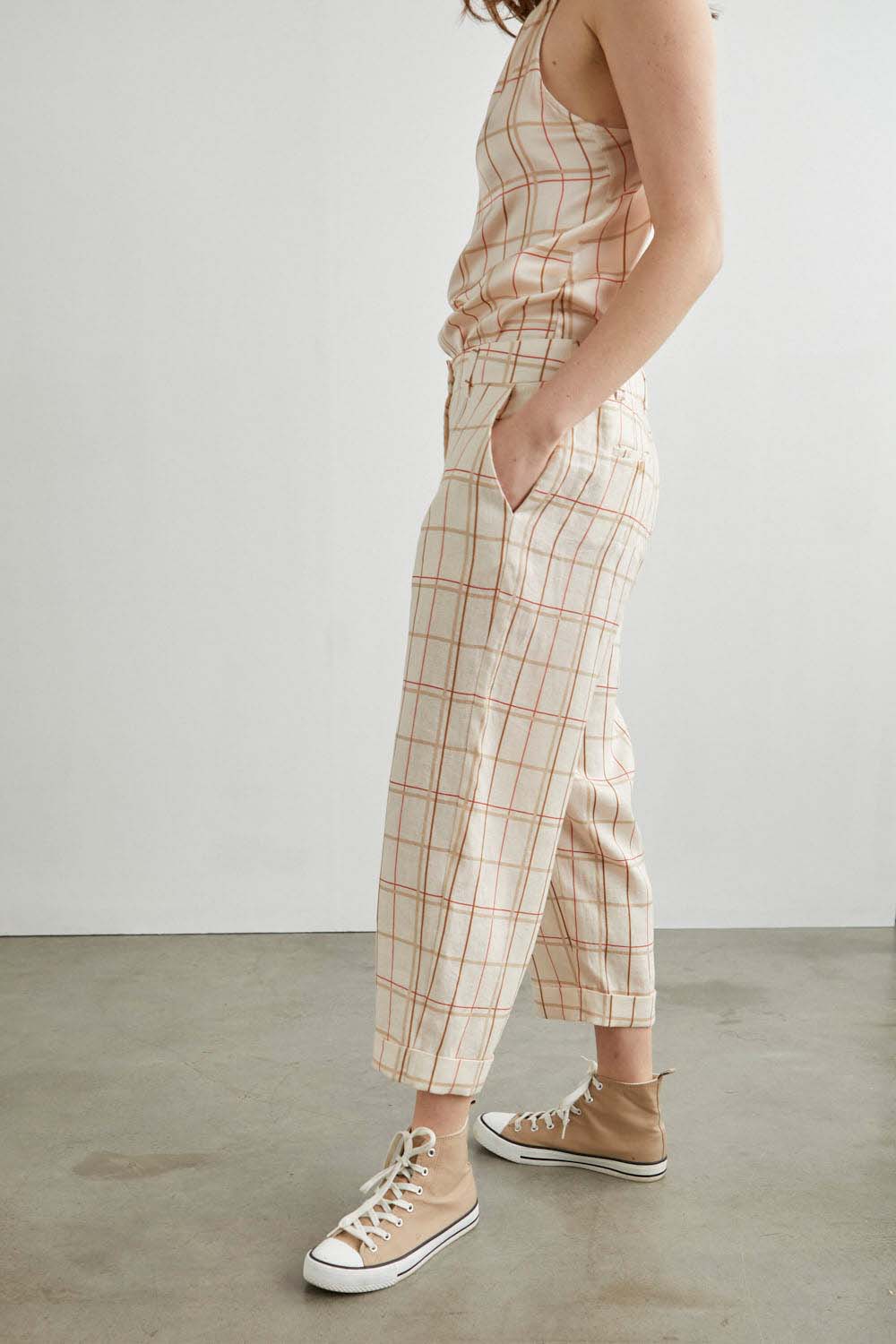 PANTALON COVAS BEIXA Crudo