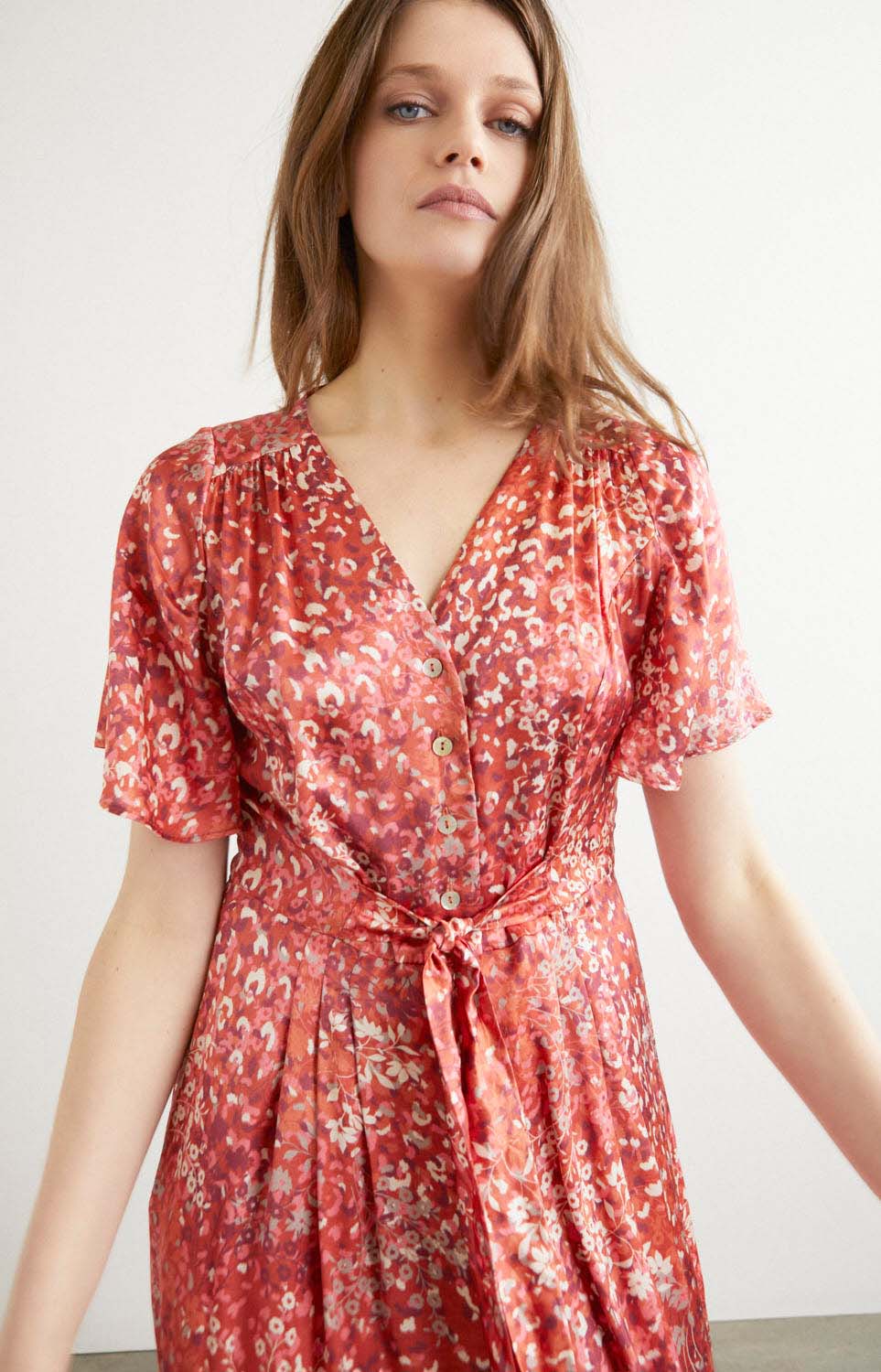 VESTIDO URIA TROPIC Naranja
