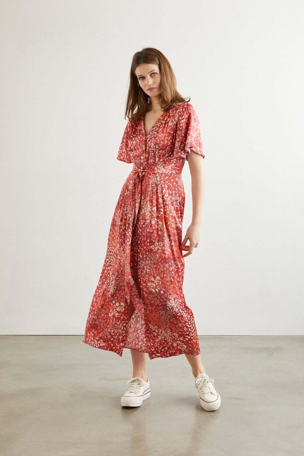 VESTIDO URIA TROPIC Naranja
