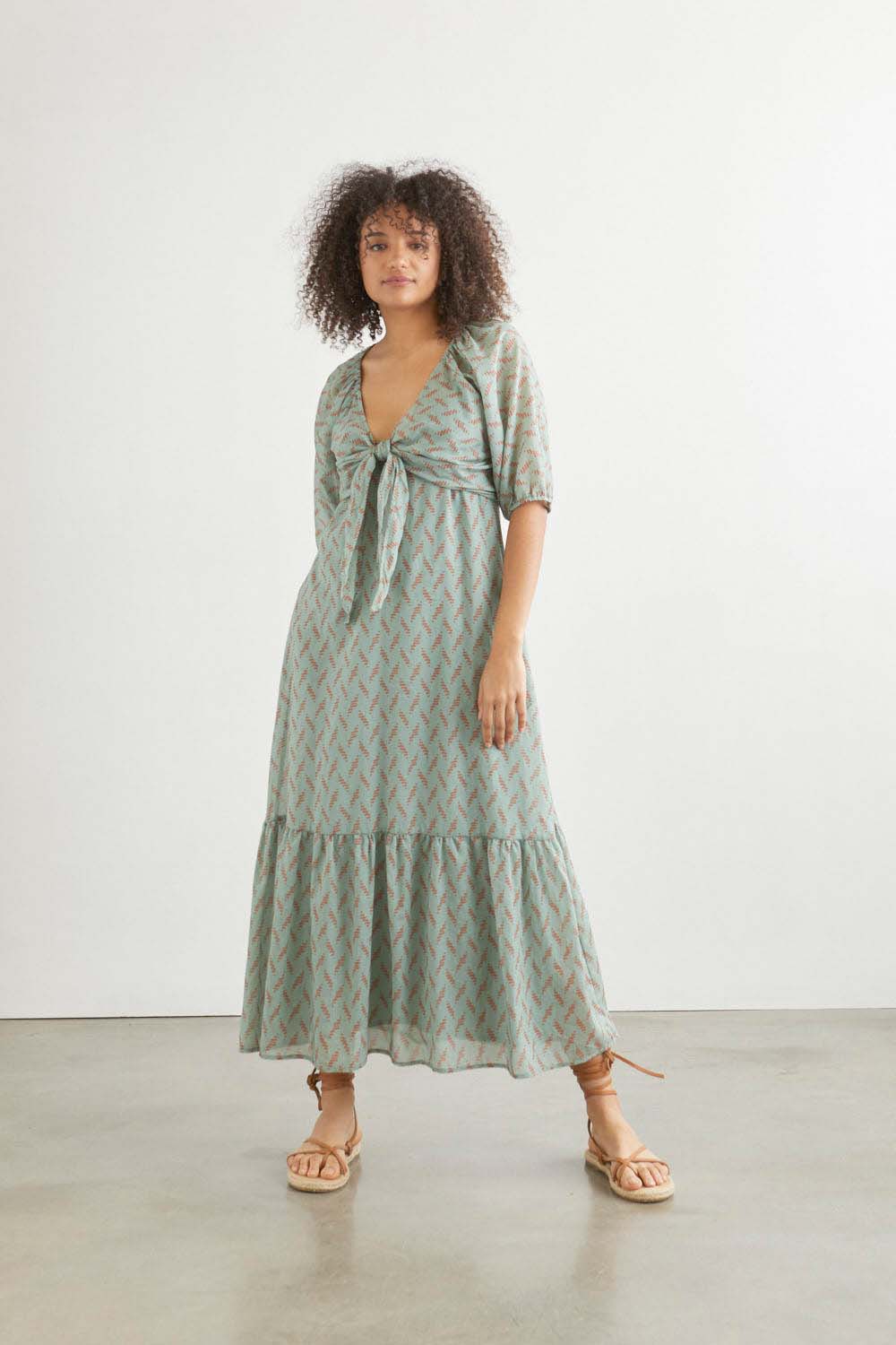 VESTIDO FOZ TEILA Aguamar