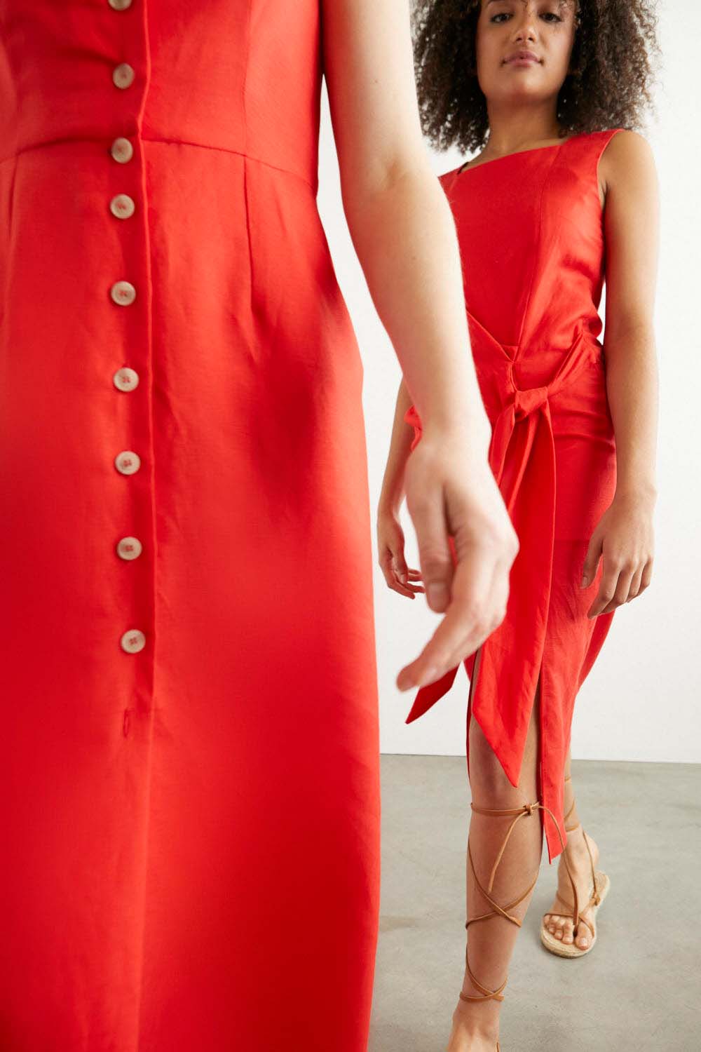 VESTIDO FRIDA DISTIRA Rojo