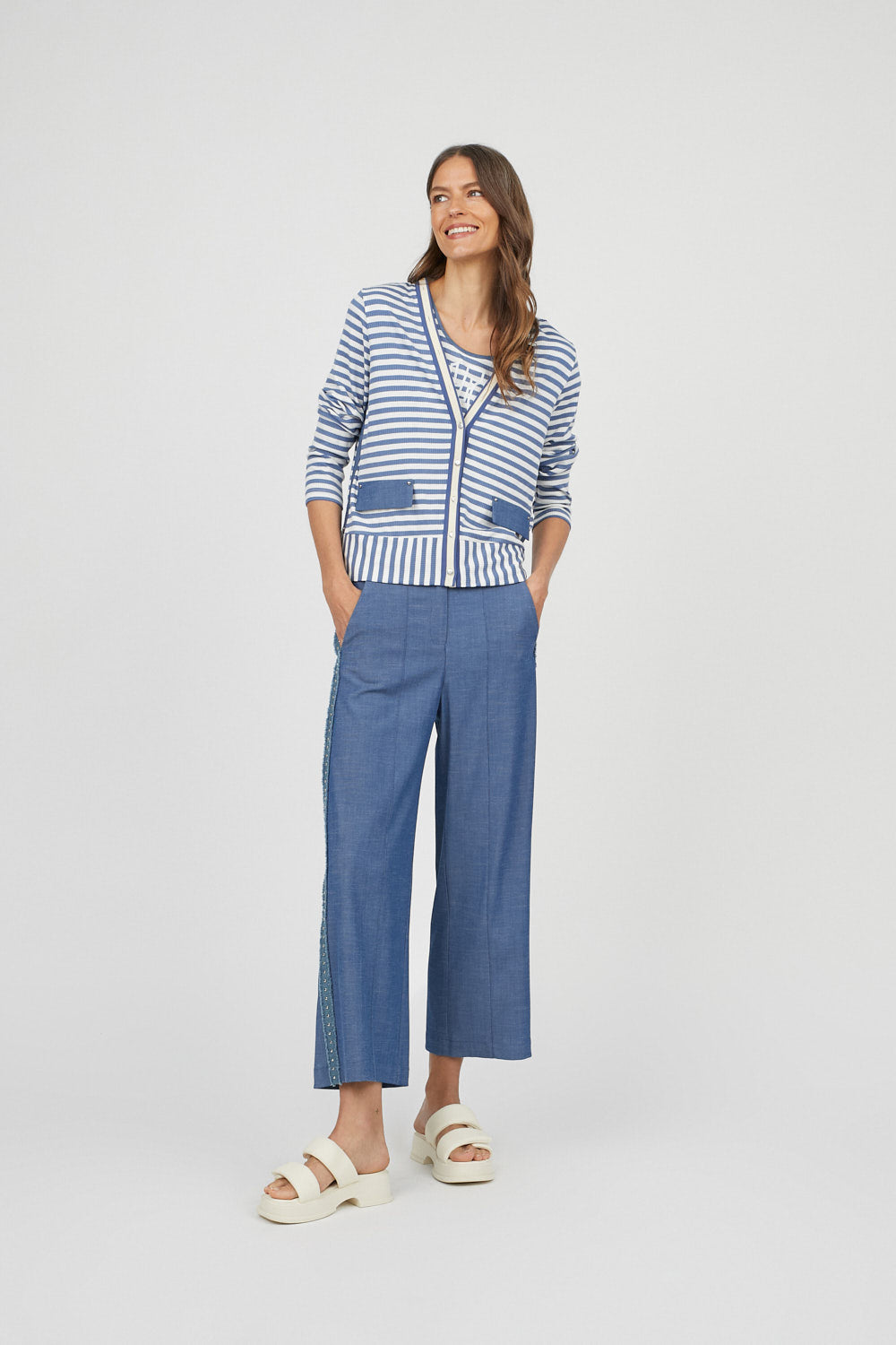 Pantalón Marcela Ancho Denim