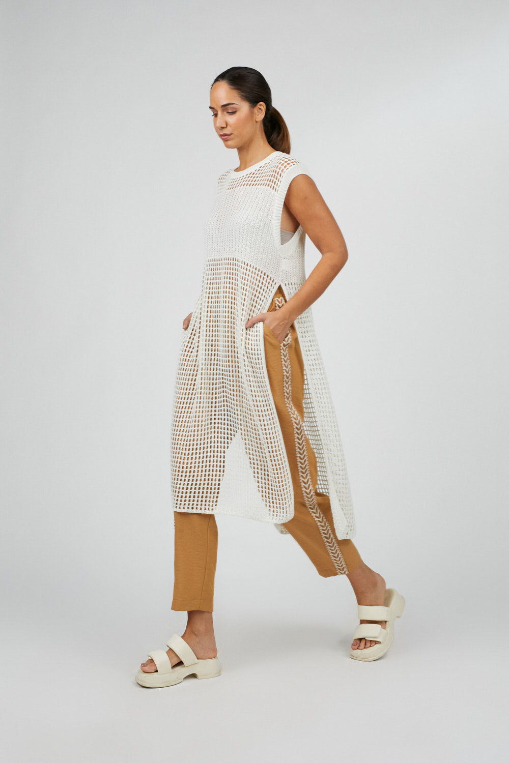 Pantalón Menta, Camel