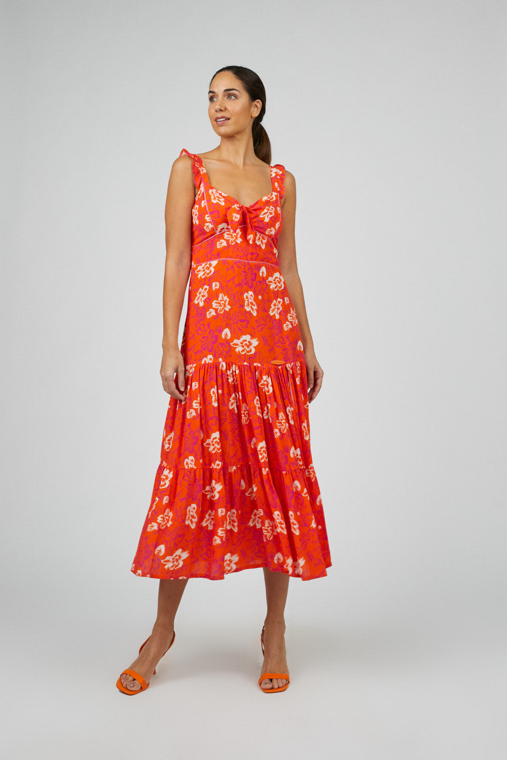 Vestido Lima Azafrán. Fucsia