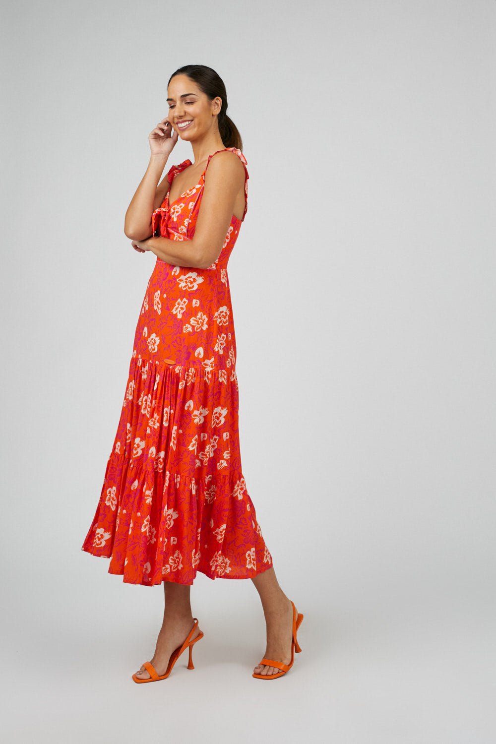 Vestido Lima Azafrán. Fucsia