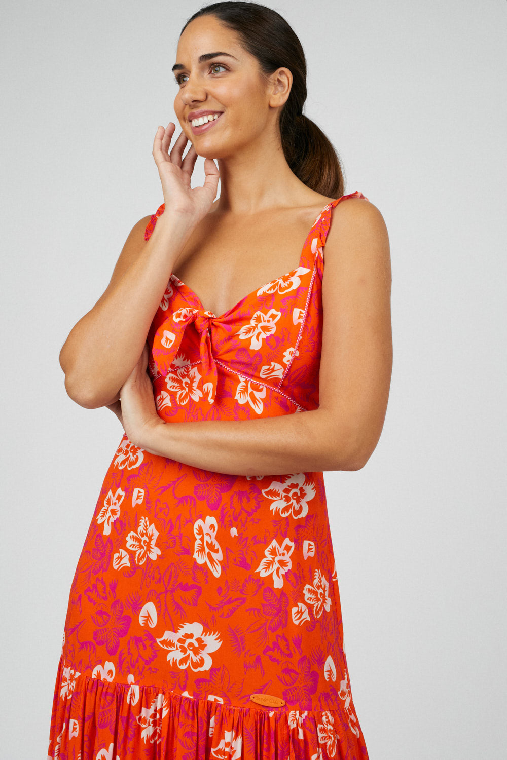 Vestido Lima Azafrán. Fucsia