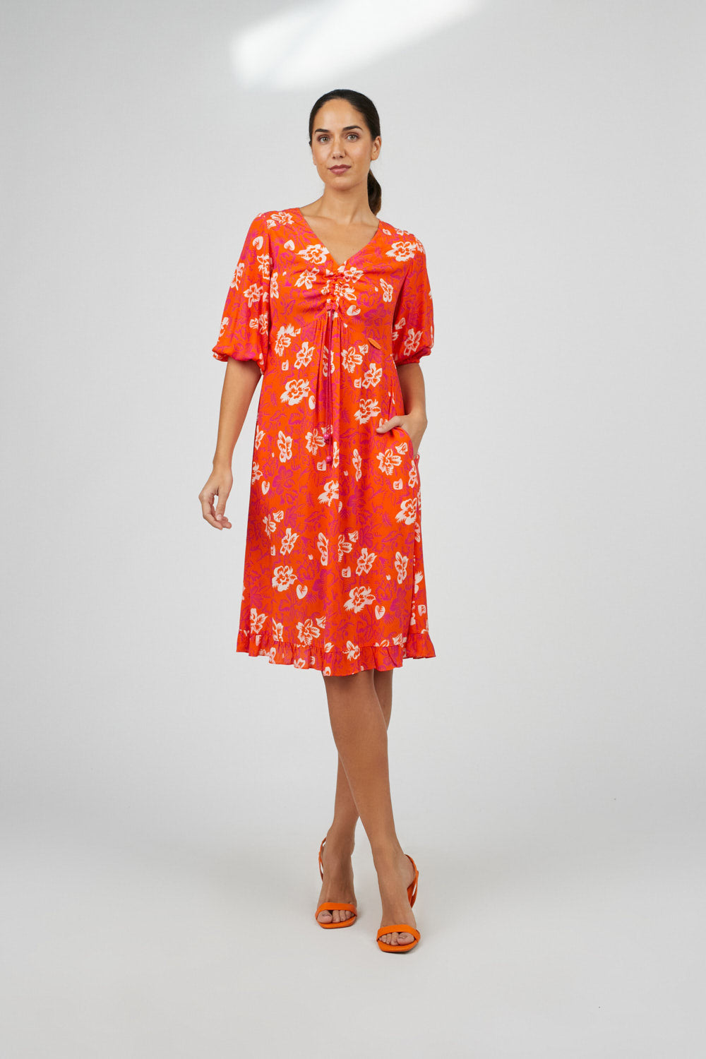 Vestido Azafrán Fucsia
