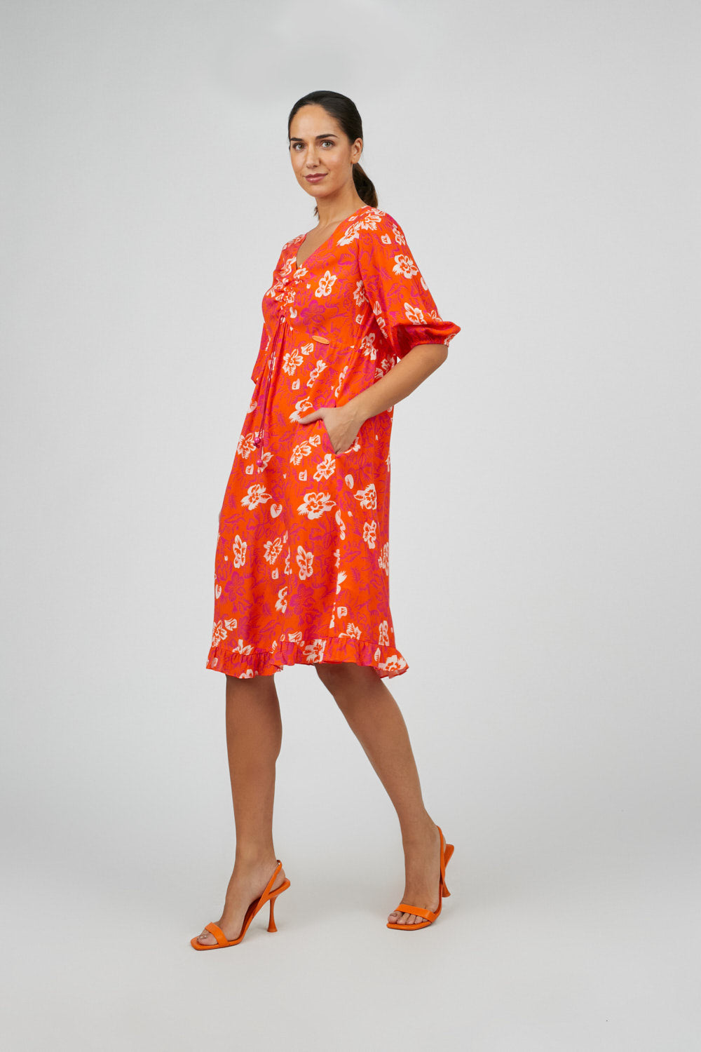 Vestido Azafrán Fucsia