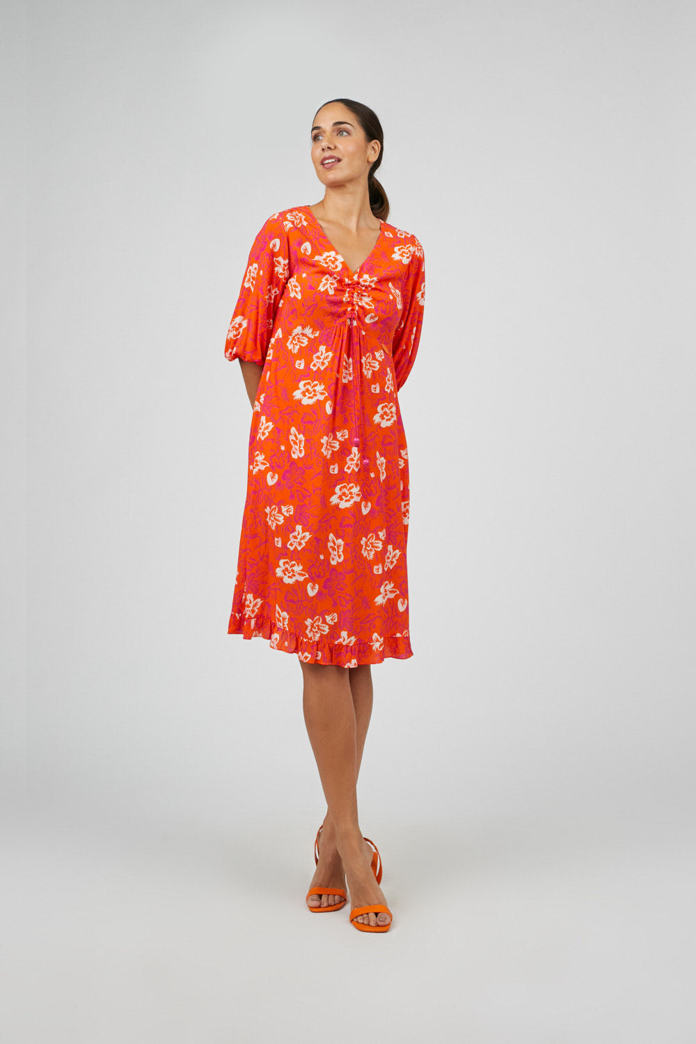 Vestido Azafrán Fucsia