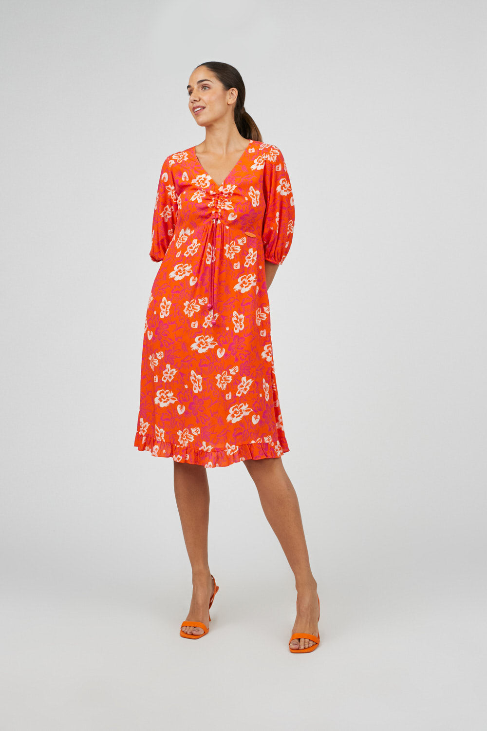 Vestido Azafrán Fucsia