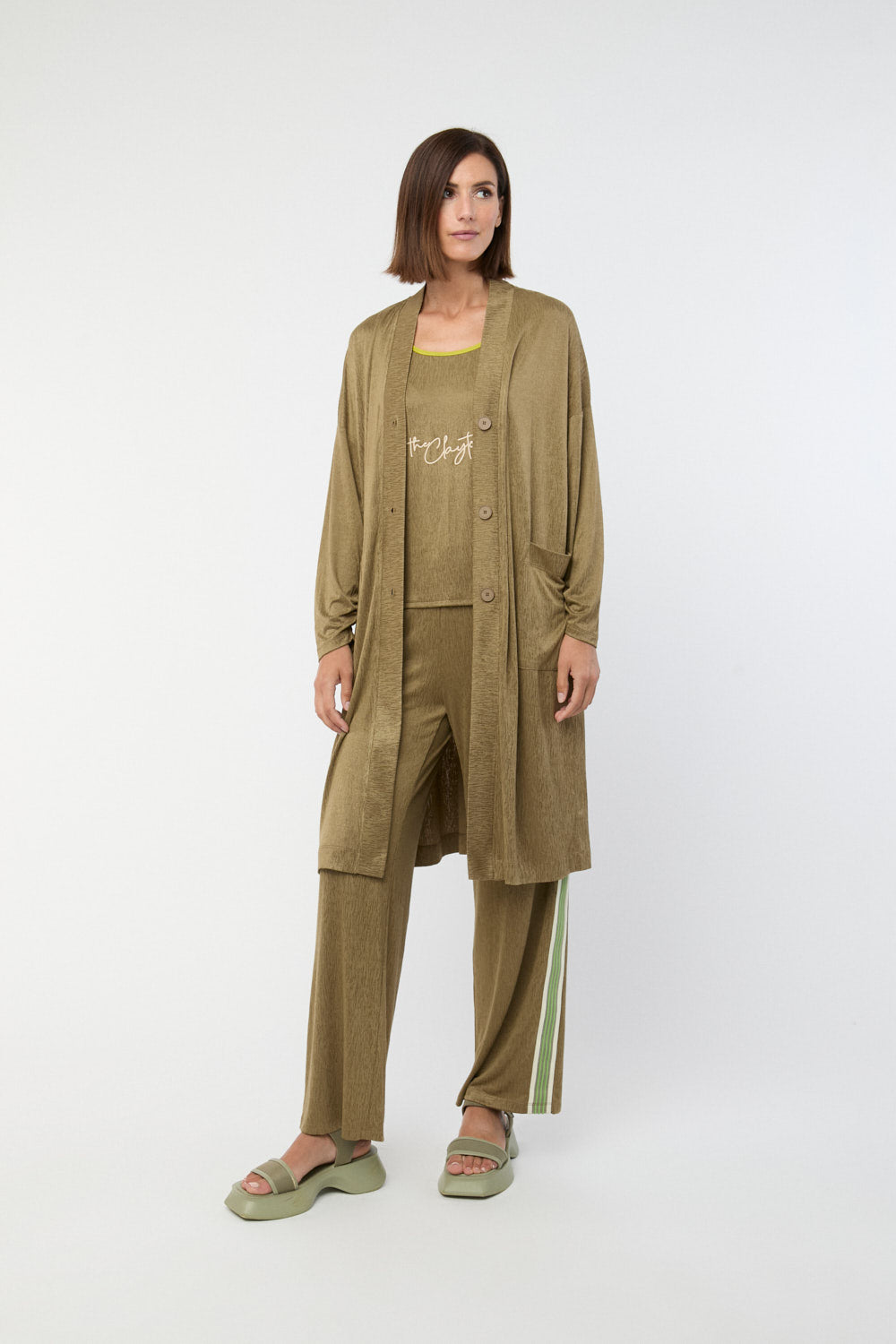 Abrigo Punto Elda Camel