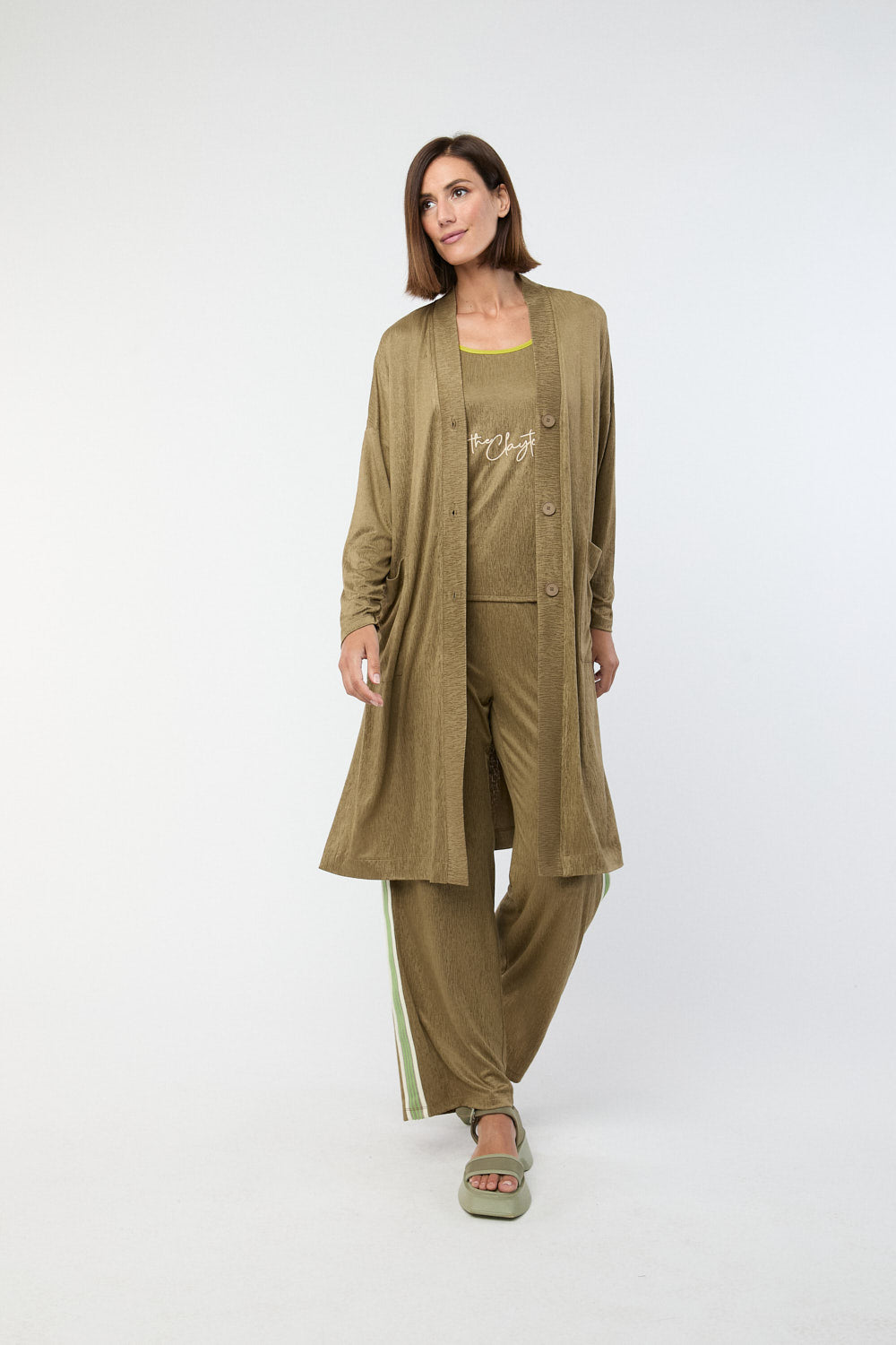 Abrigo Punto Elda Camel