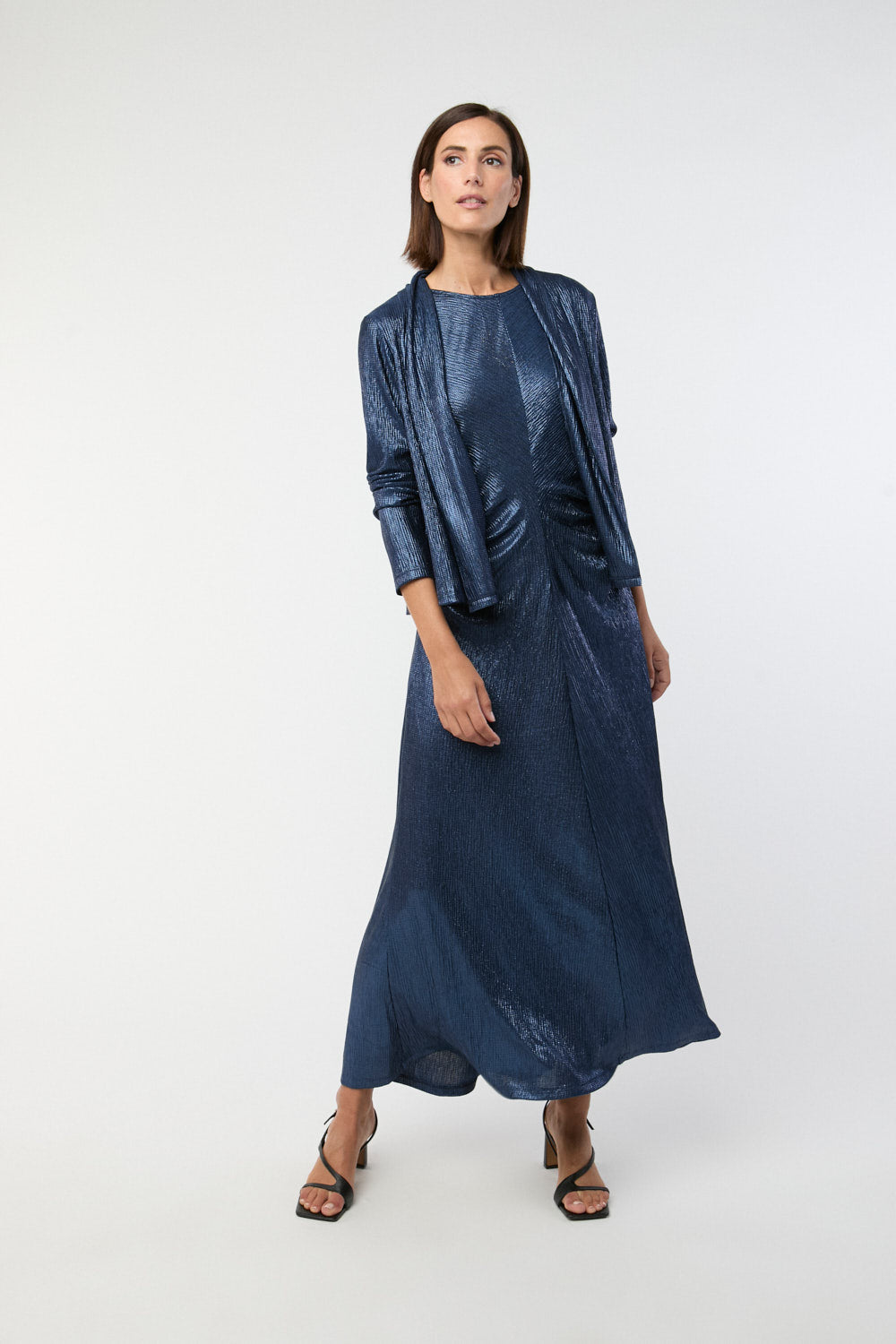 Chaqueta Lurex Marino