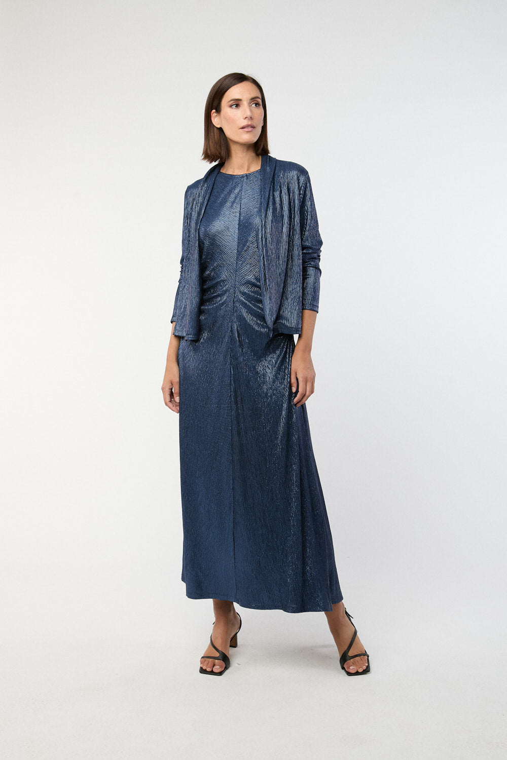 Chaqueta Lurex Marino