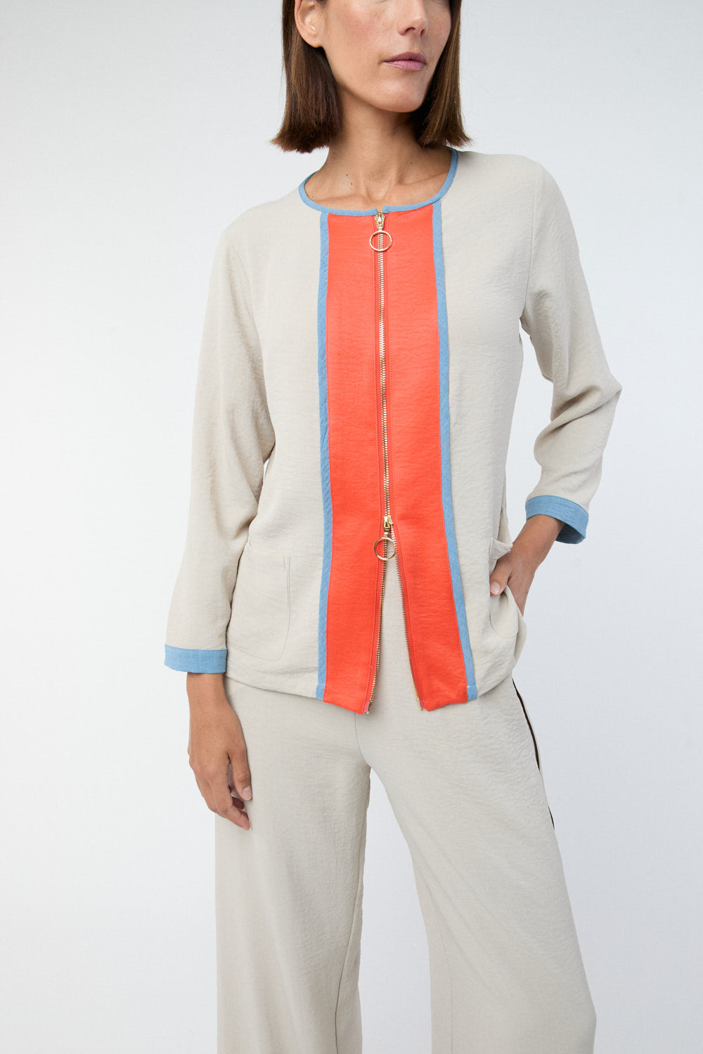 Camisa Chaqueta Adriana Denim