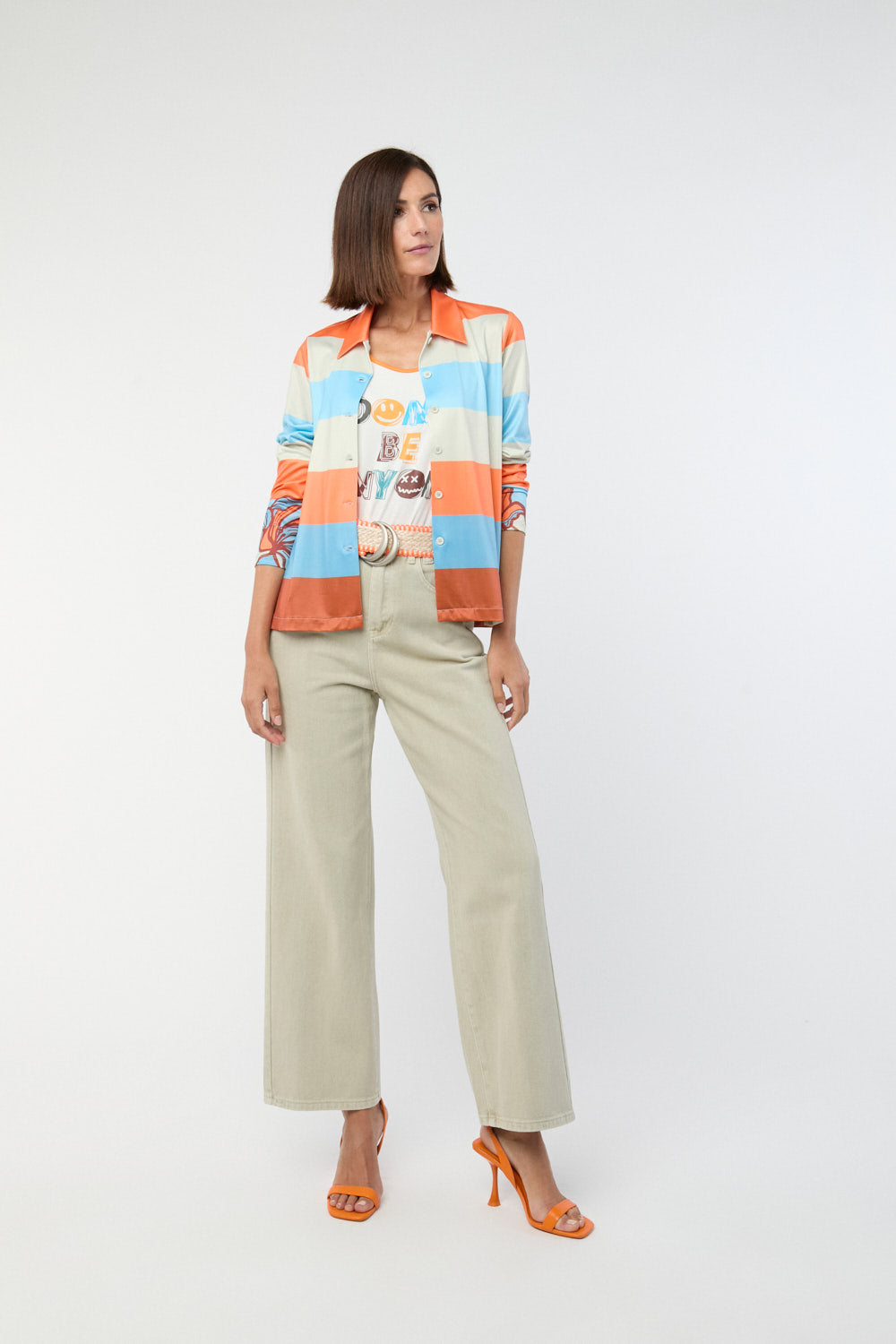 Camisa Gabriela Naranja
