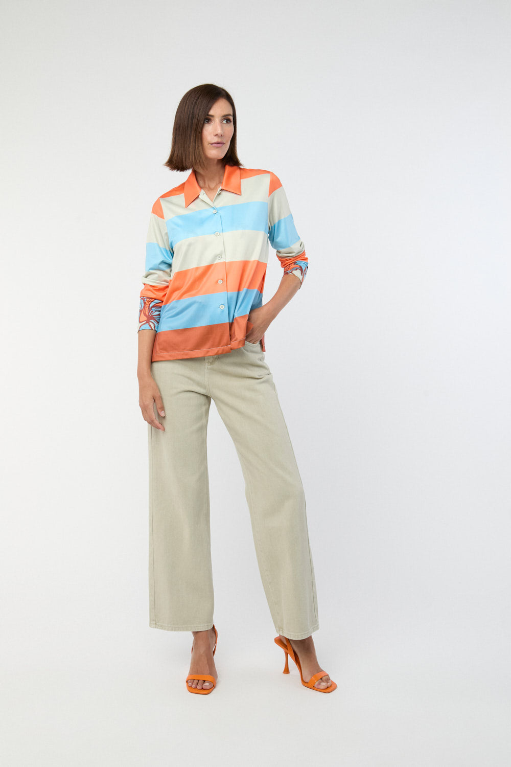 Camisa Gabriela Naranja