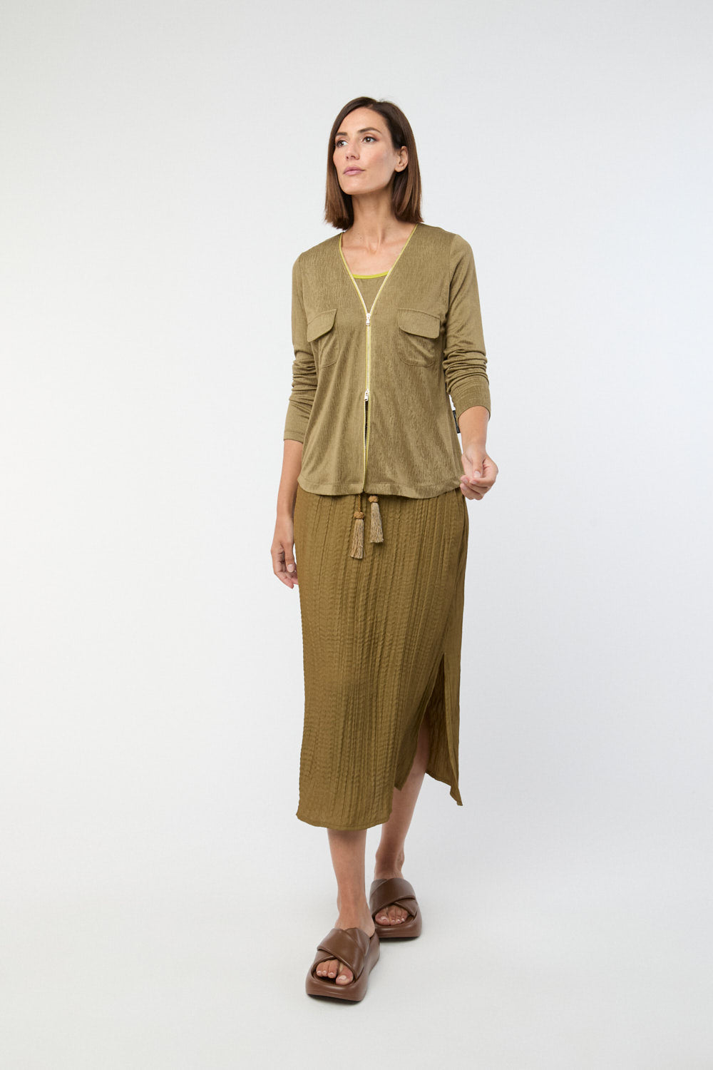 Camisa Chaqueta Elda Camel