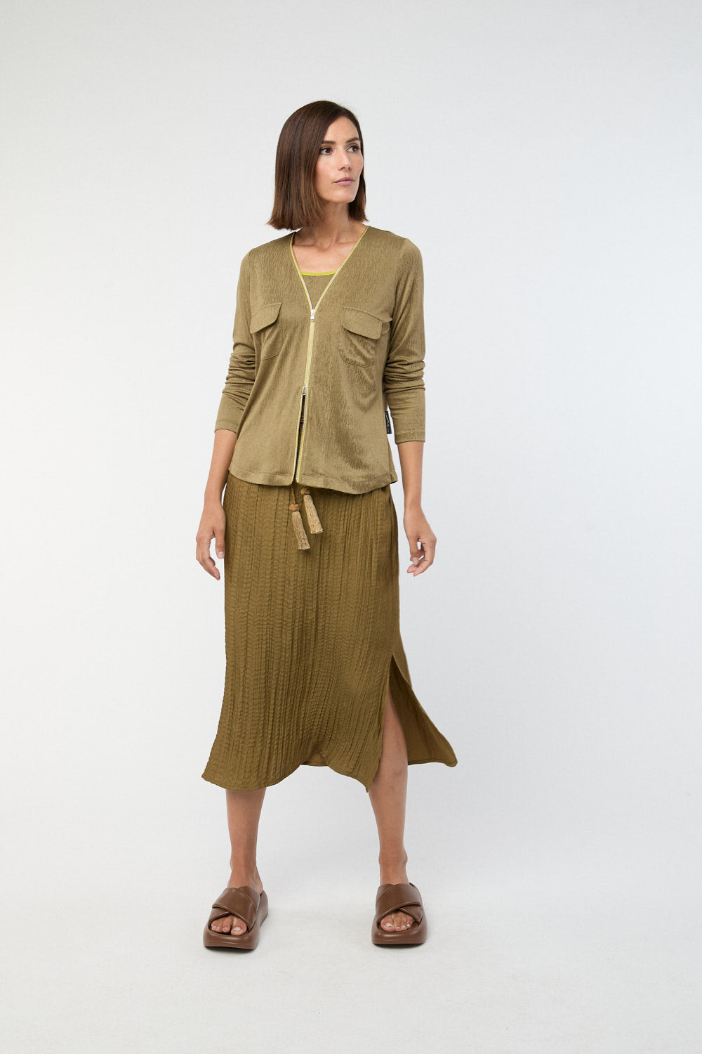 Camisa Chaqueta Elda Camel