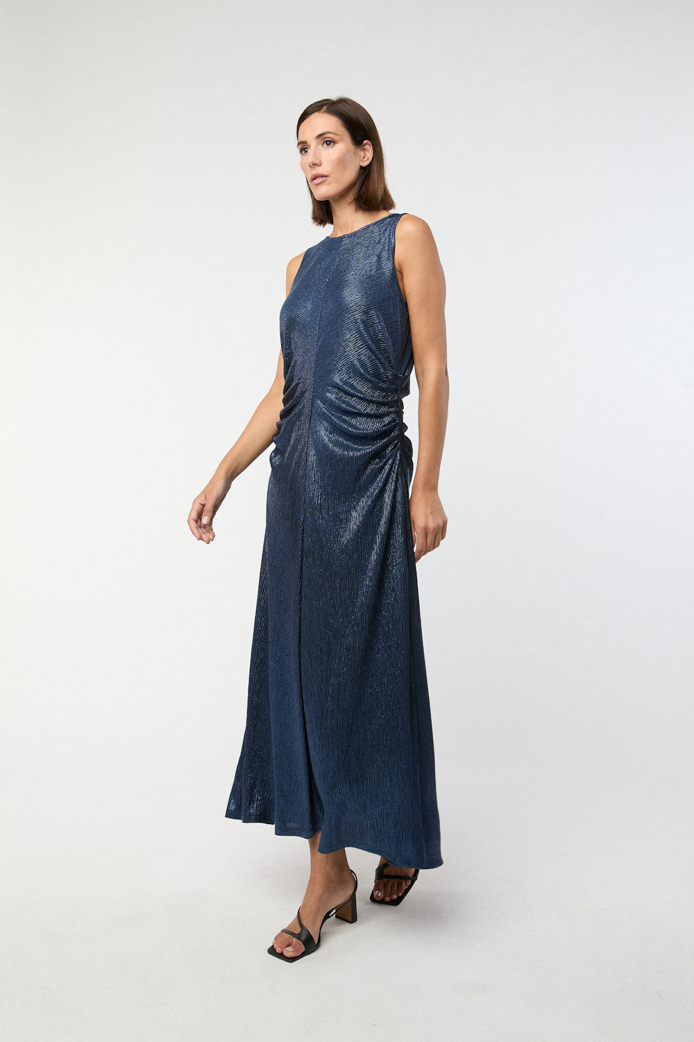 Vestido Lurex Marino
