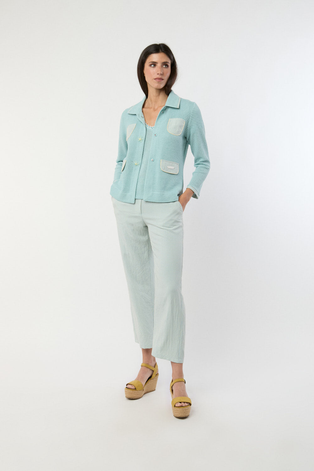 Chaqueta Punto Grape Azul