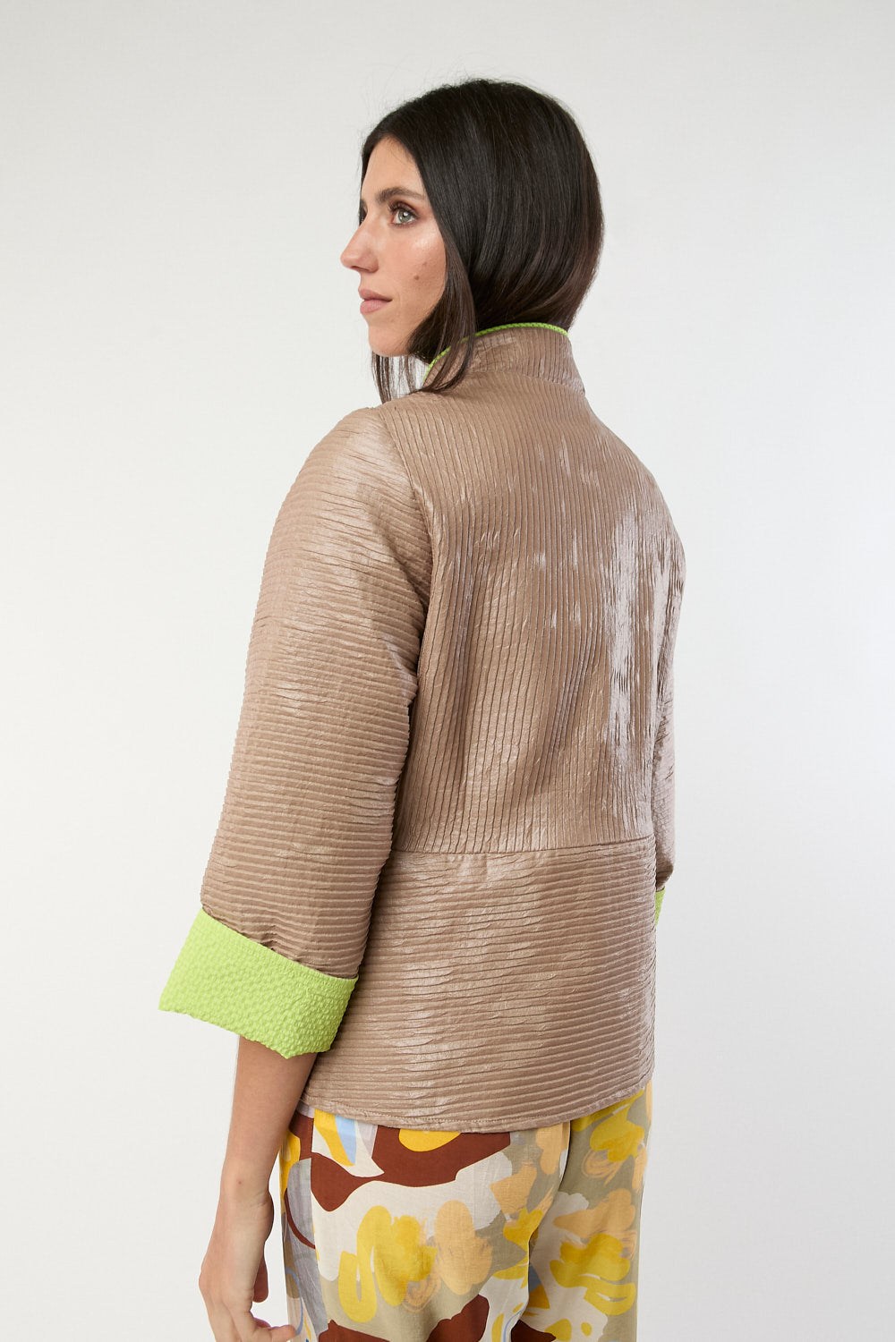 Chaqueta Melon Reversible Camel