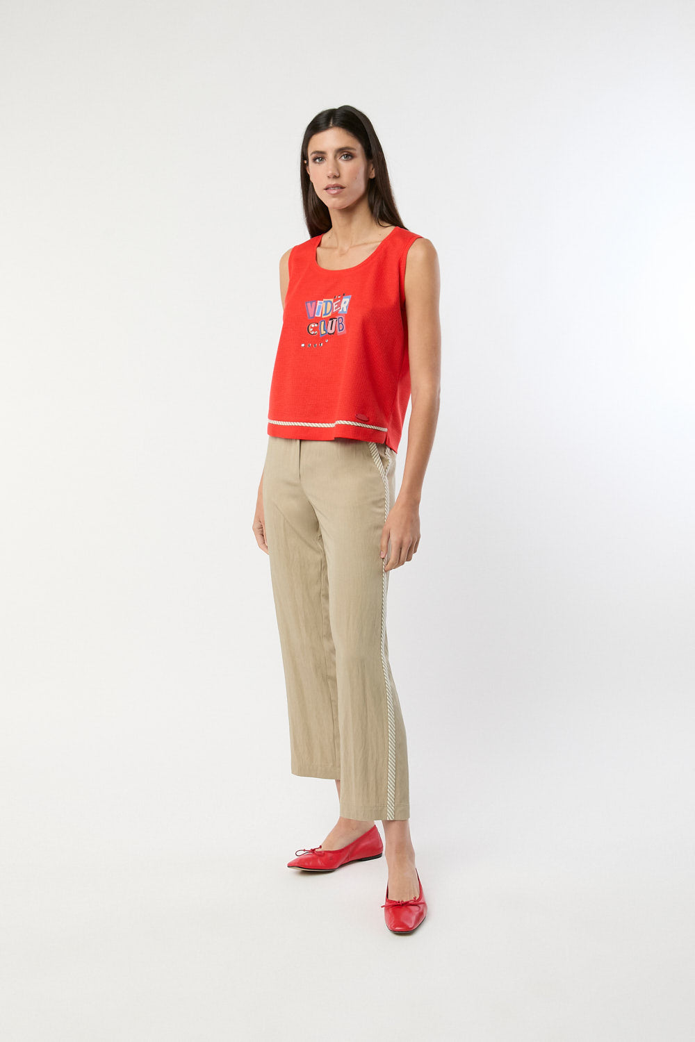 Camiseta Punto Cherry Rojo