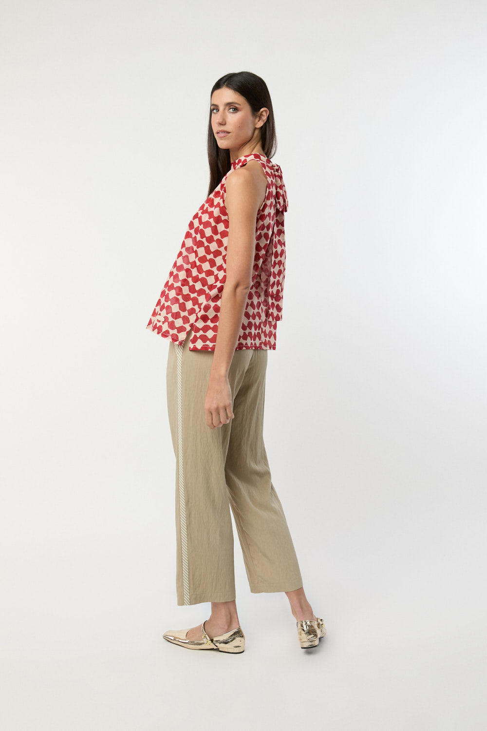 Blusa Halter Cherry Rojo