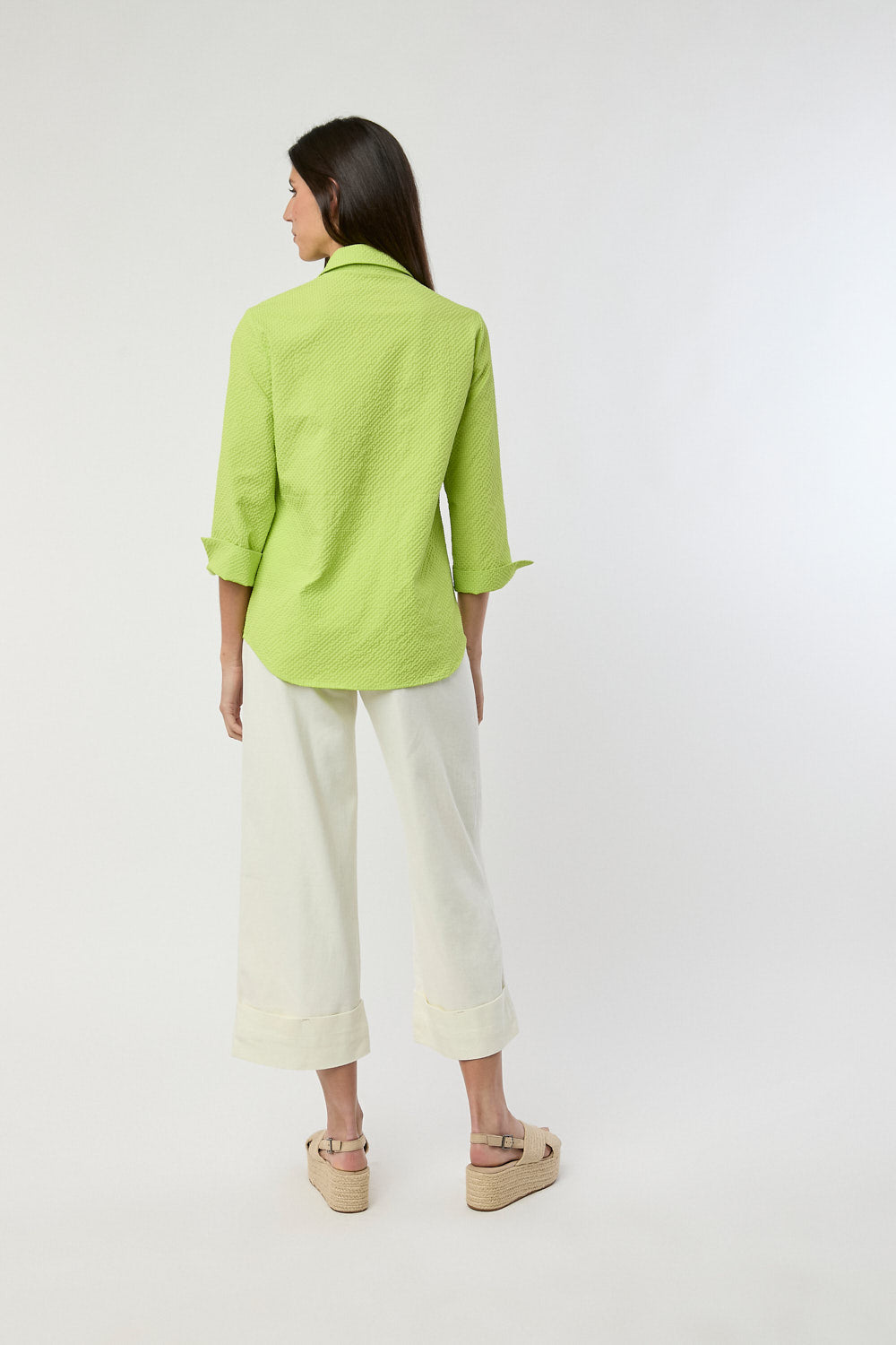 Camisa Camisera Melon Verde