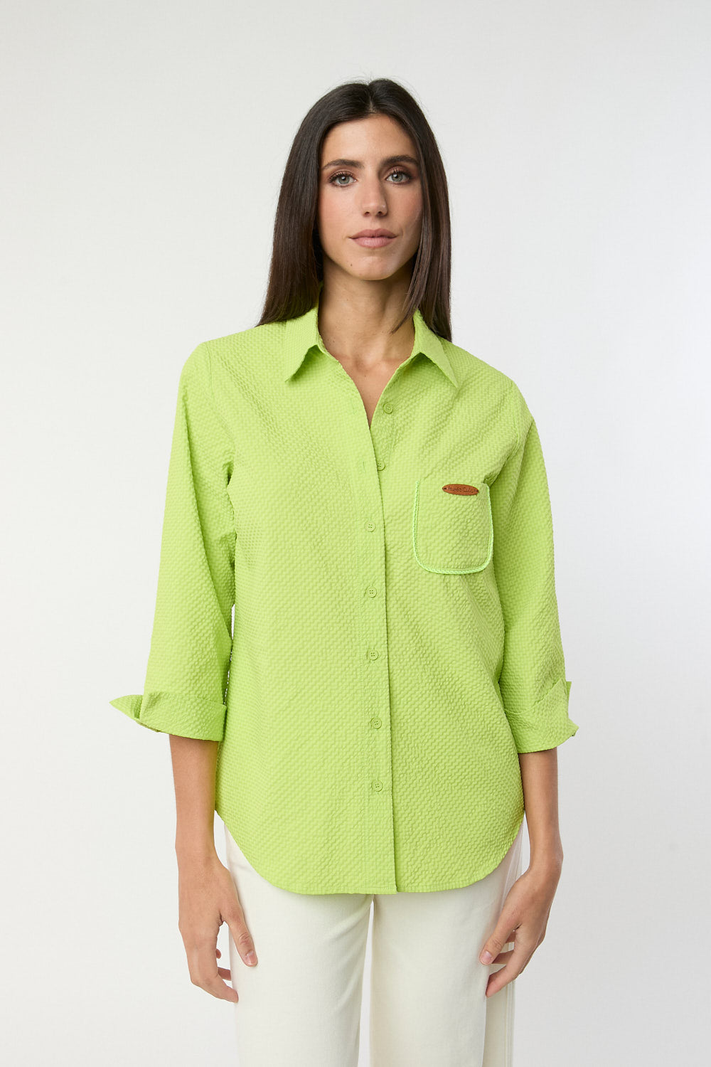 Camisa Camisera Melon Verde