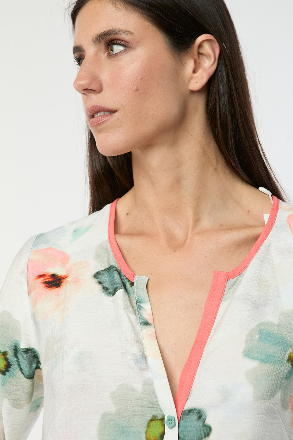 Vestido Peach Flower Multicolor