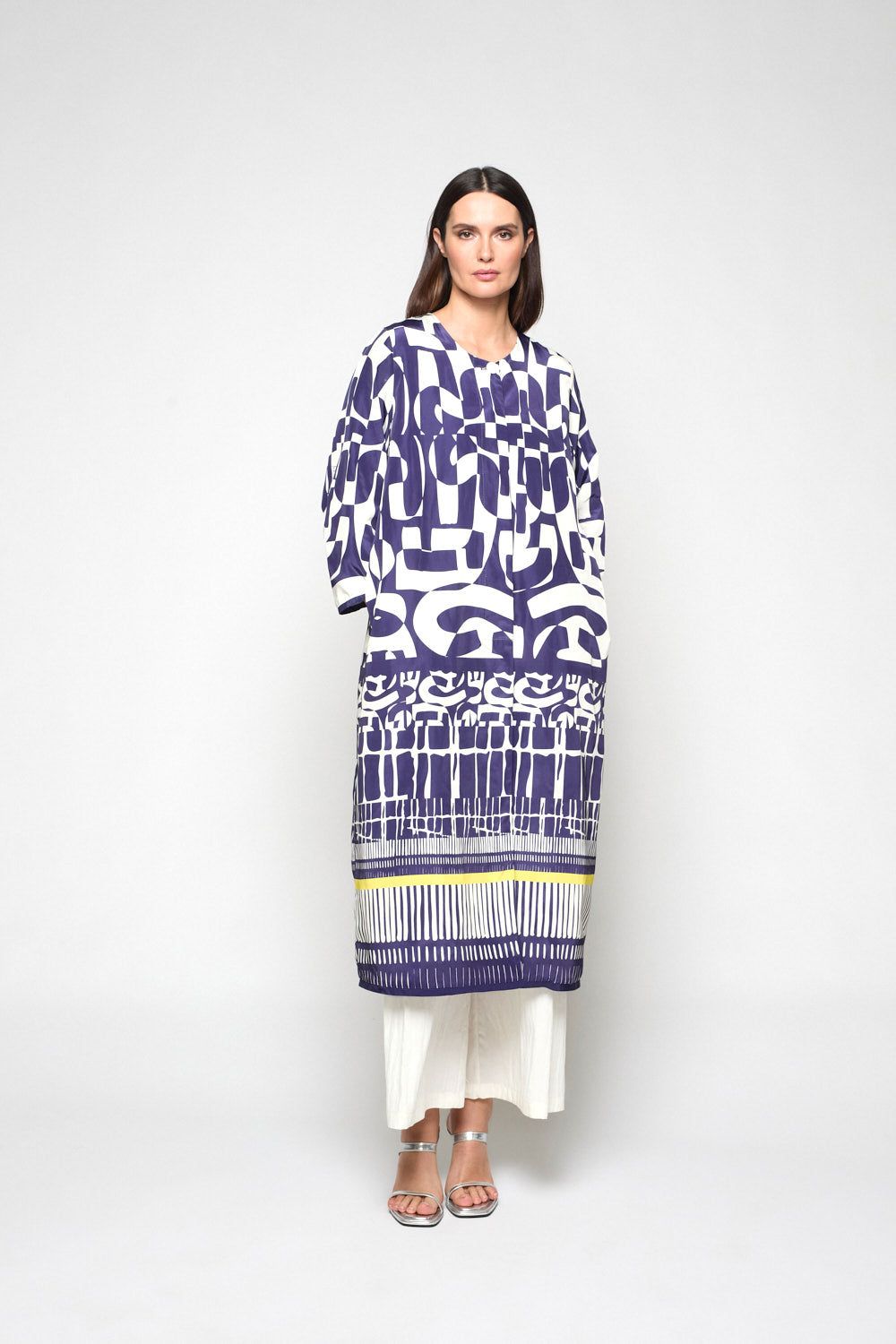 Abrigo Muscaris Print Azul
