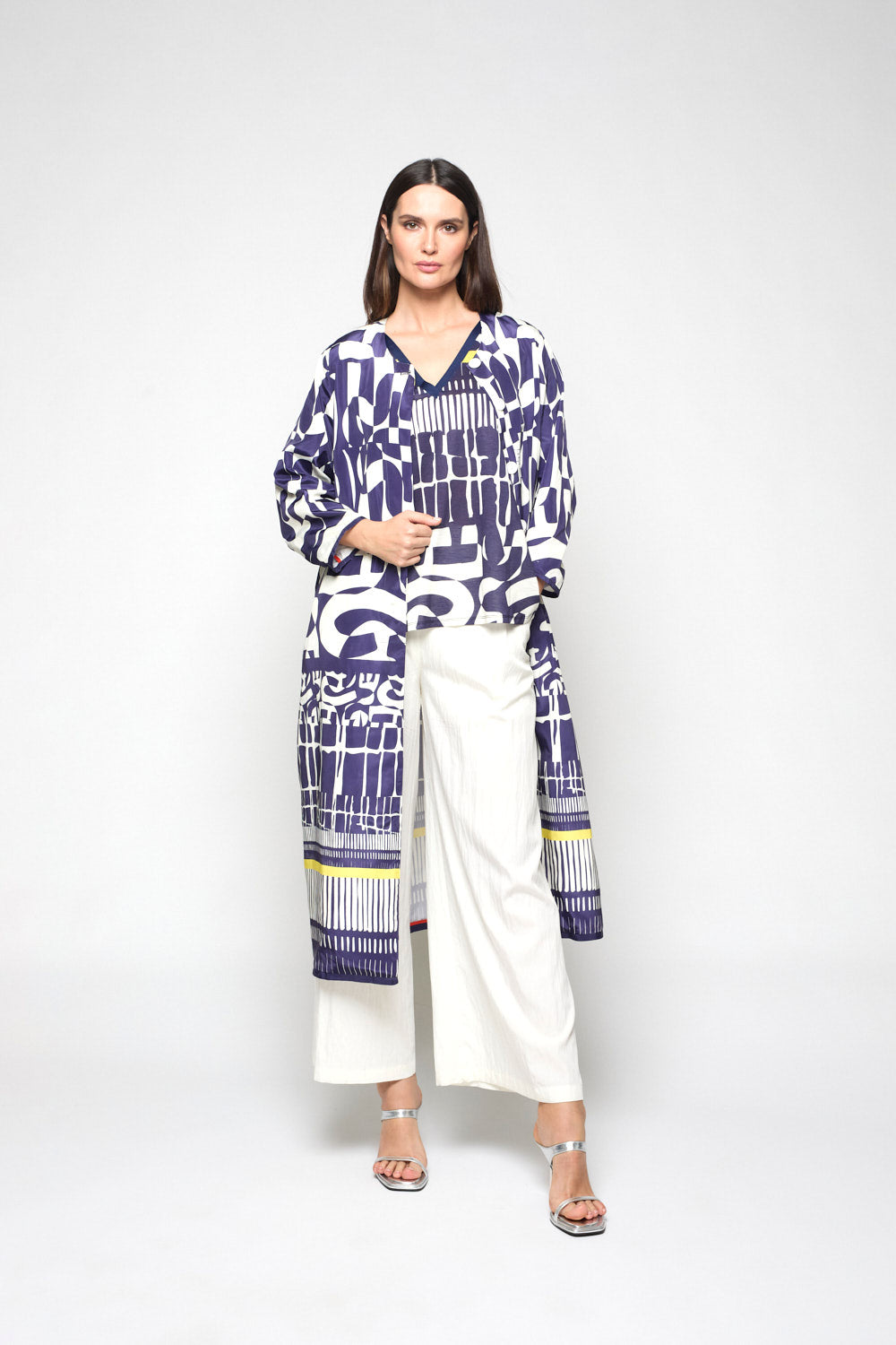 Abrigo Muscaris Print Azul