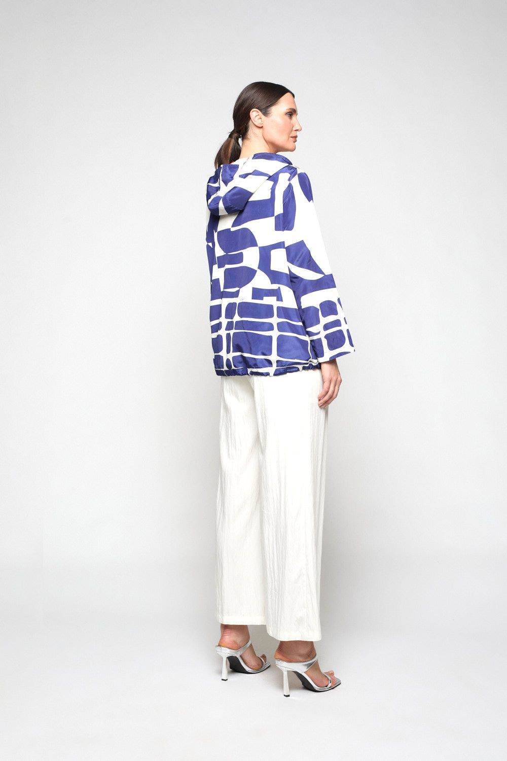Gabardina Muscaris Print Azul