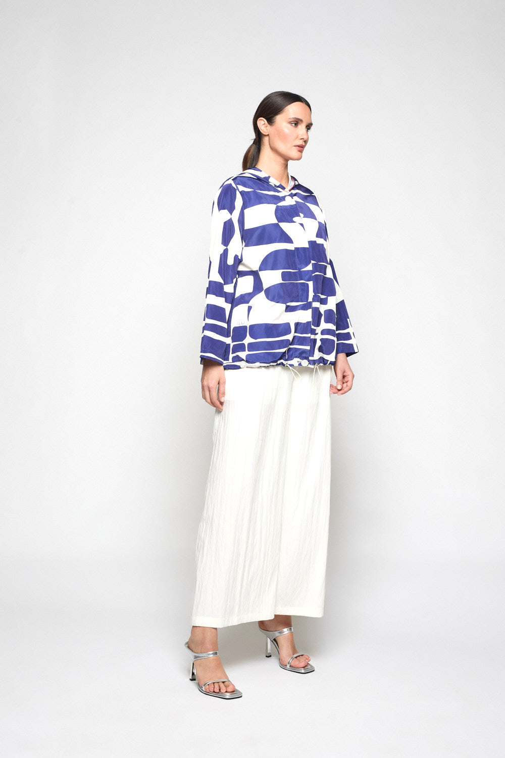 Gabardina Muscaris Print Azul