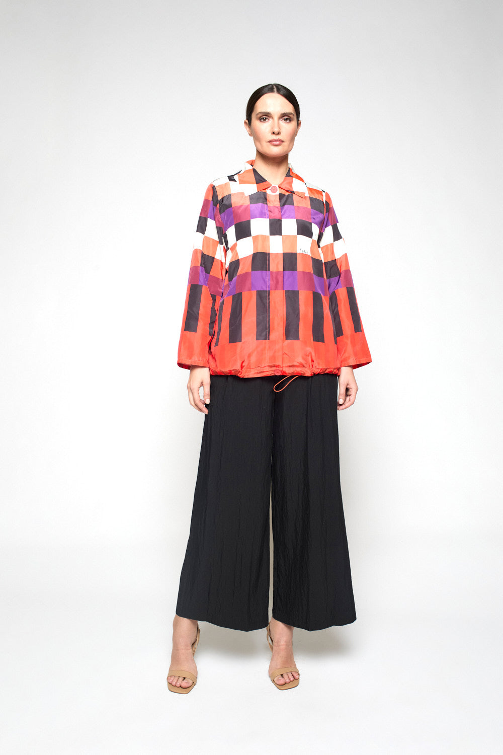 Gabardina Arrosa Print Rojo