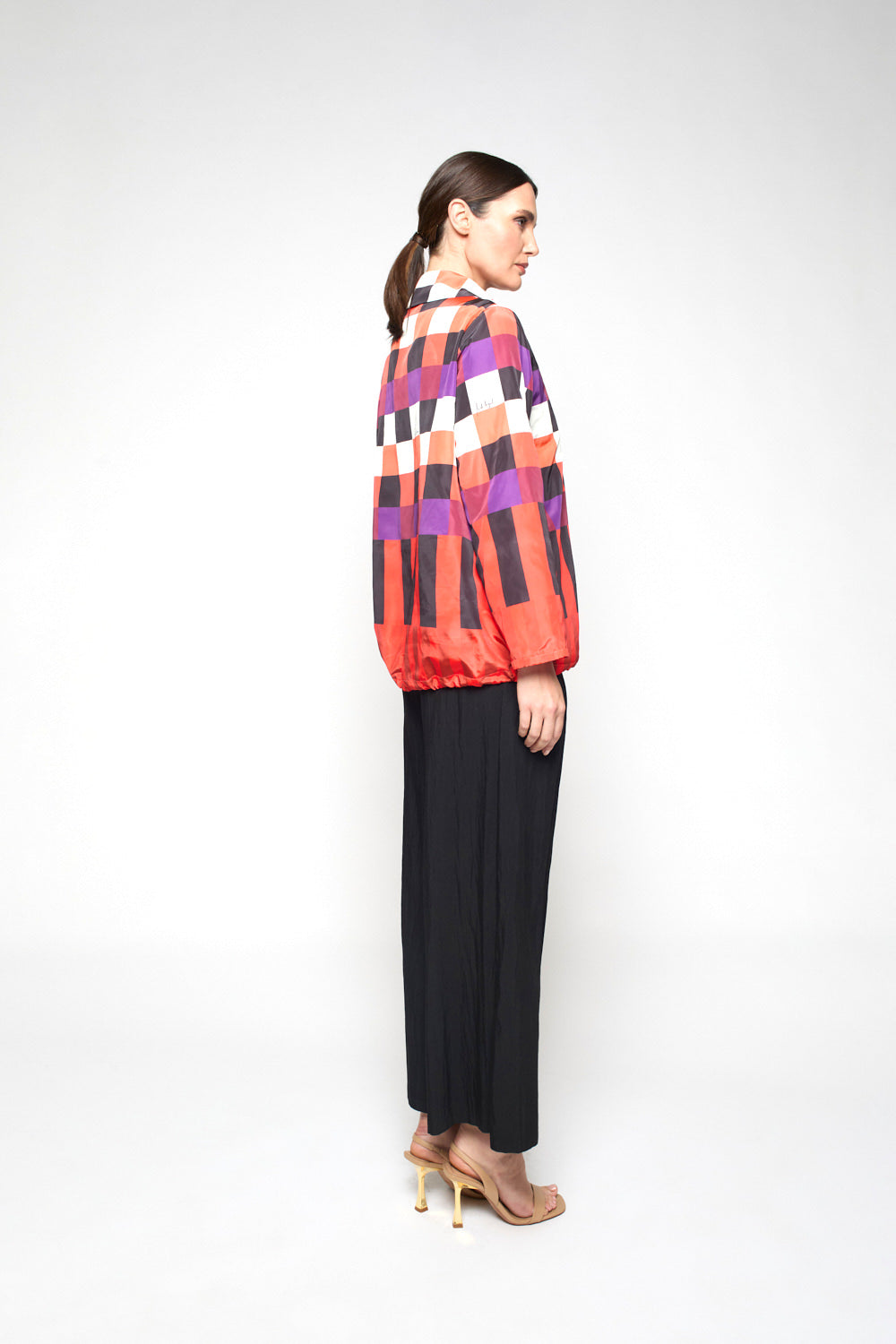 Gabardina Arrosa Print Rojo
