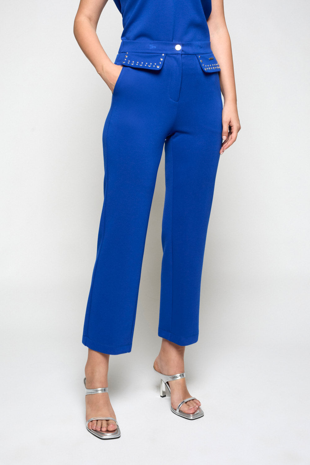Pantalón Punto Lobelia Azul