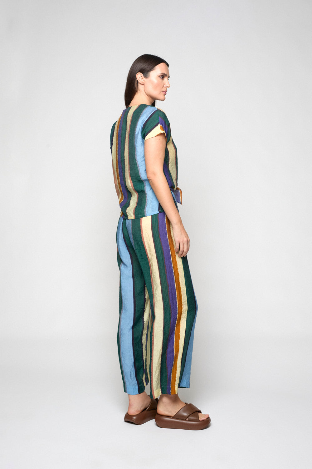 Pantalón Rayas Lilian Multicolor