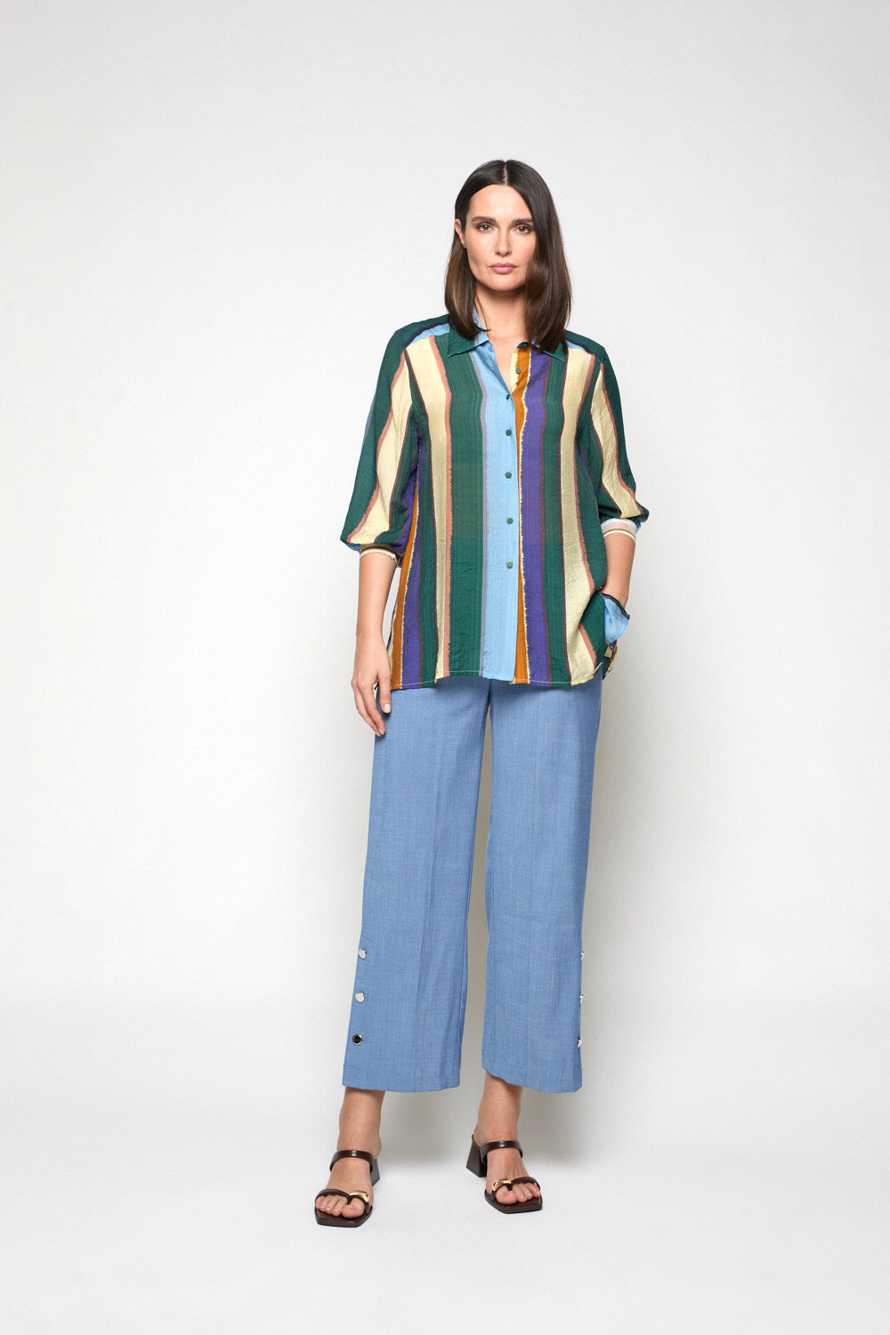 Casaca Rayas Lilian Multicolor