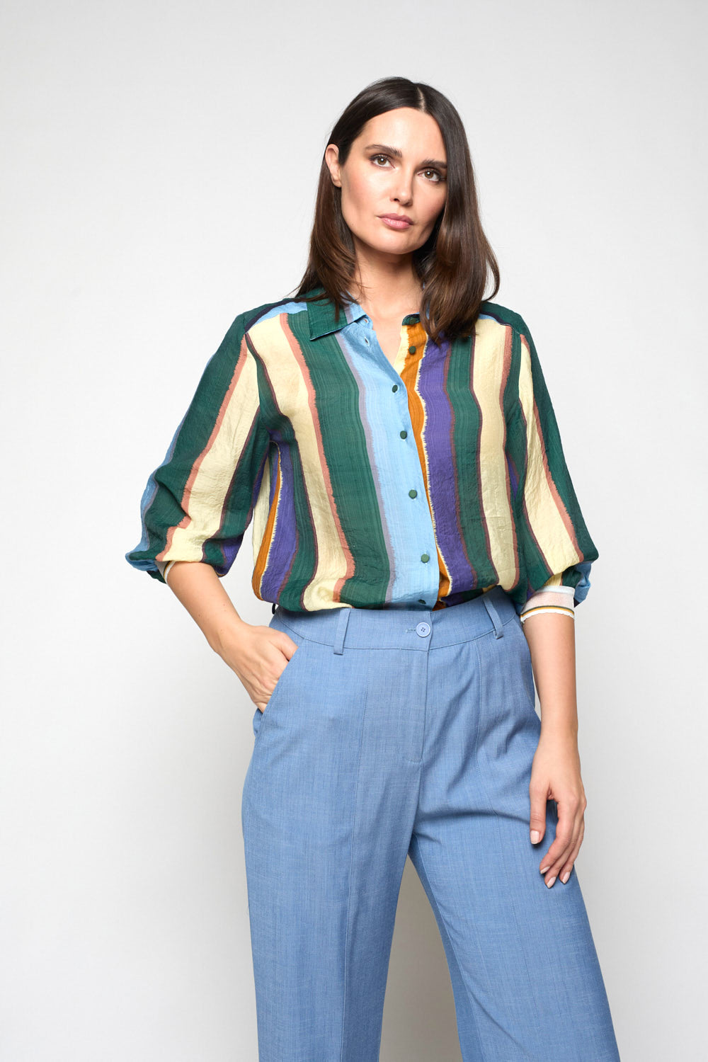 Casaca Rayas Lilian Multicolor