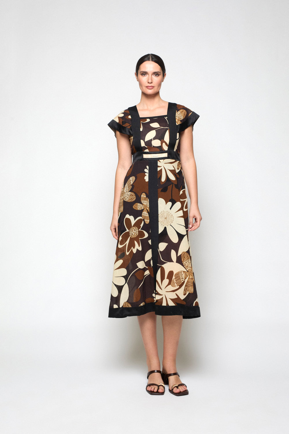 Vestido Dalia Marrón