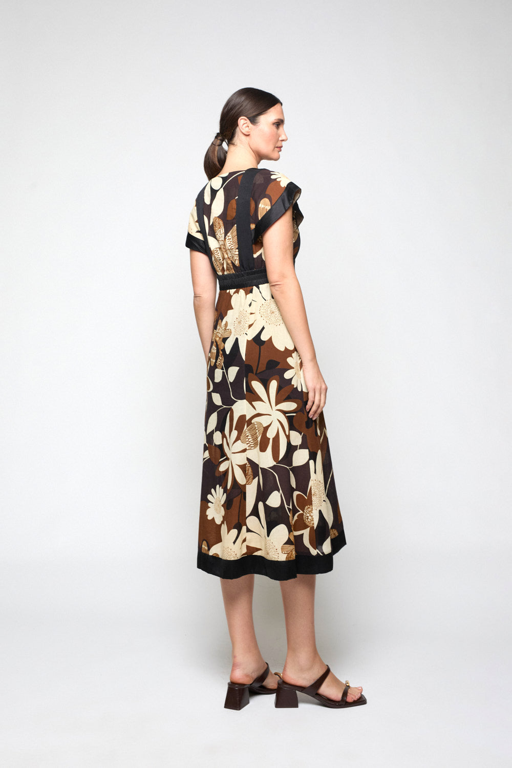Vestido Dalia Marrón